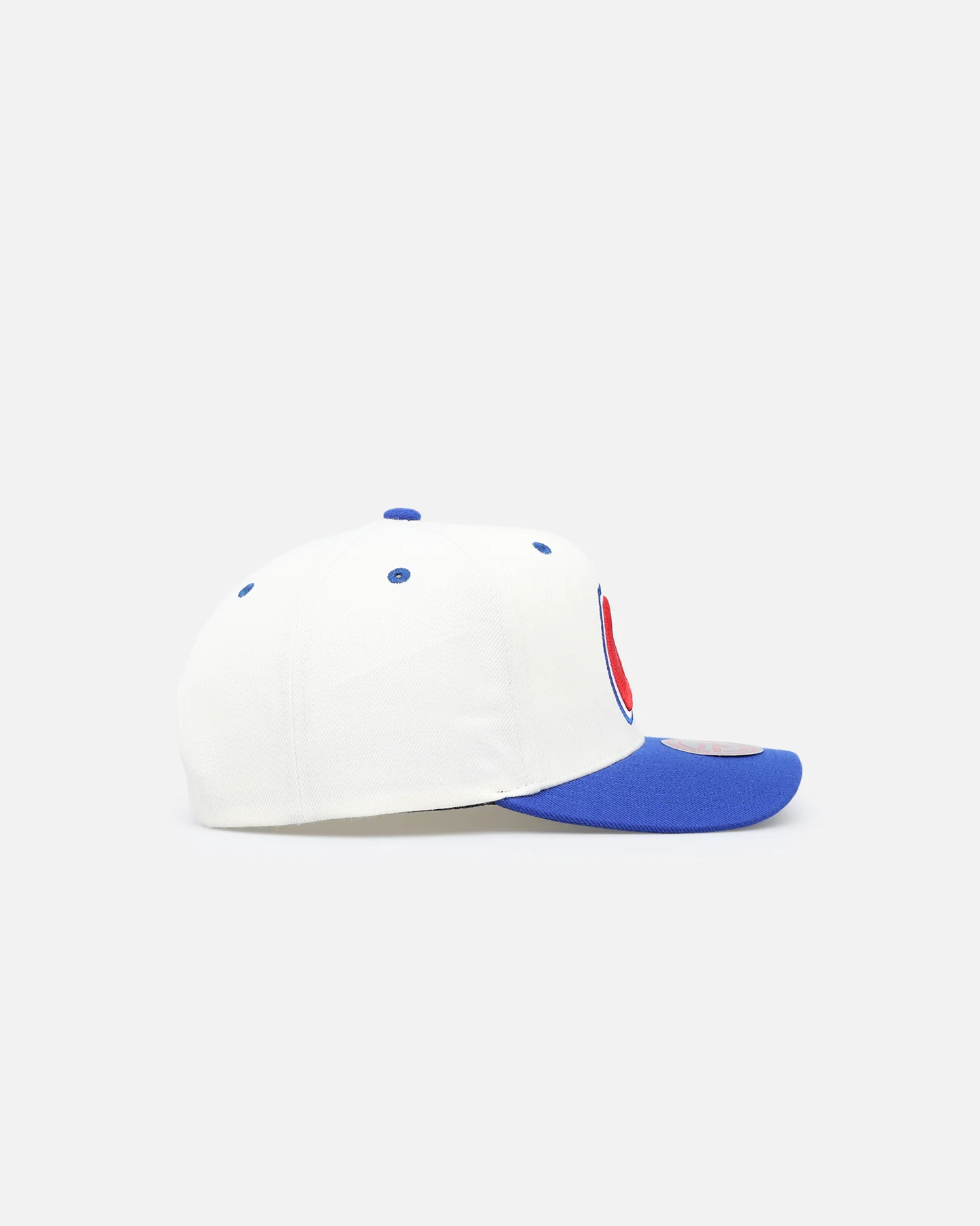 Mitchell & Ness Atlanta Braves Go Team Go Snapback White Cream/Blue - Image 3
