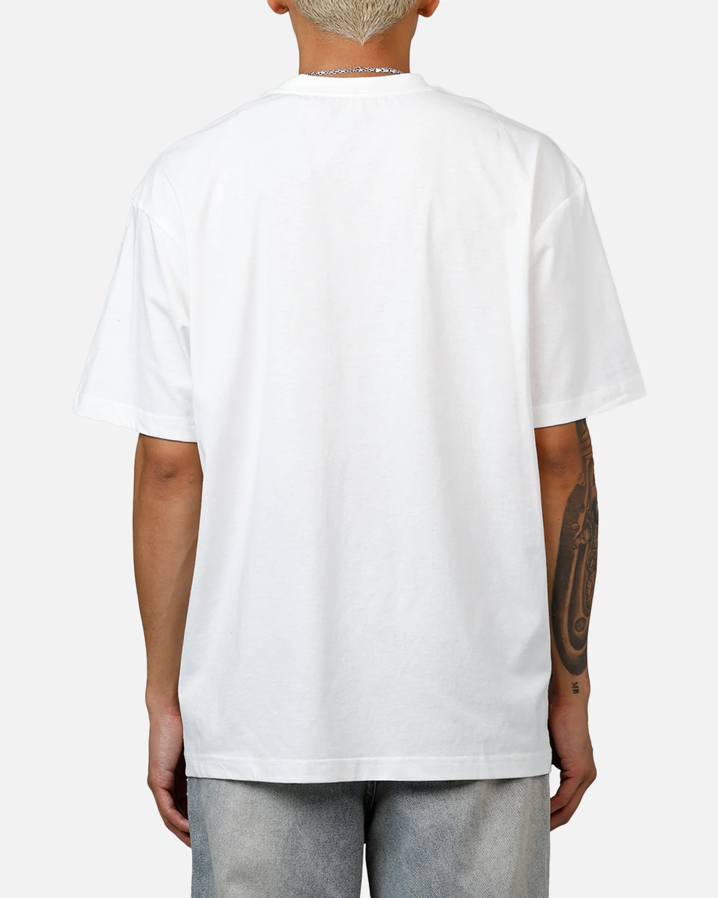 Mitchell & Ness Chicago Bulls Board Beaker T-Shirt Vintage White - Image 2