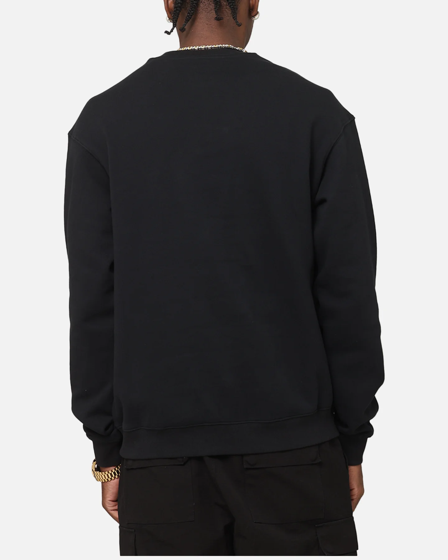 Mitchell & Ness Chicago Bulls Rings Crewneck Black - Image 3