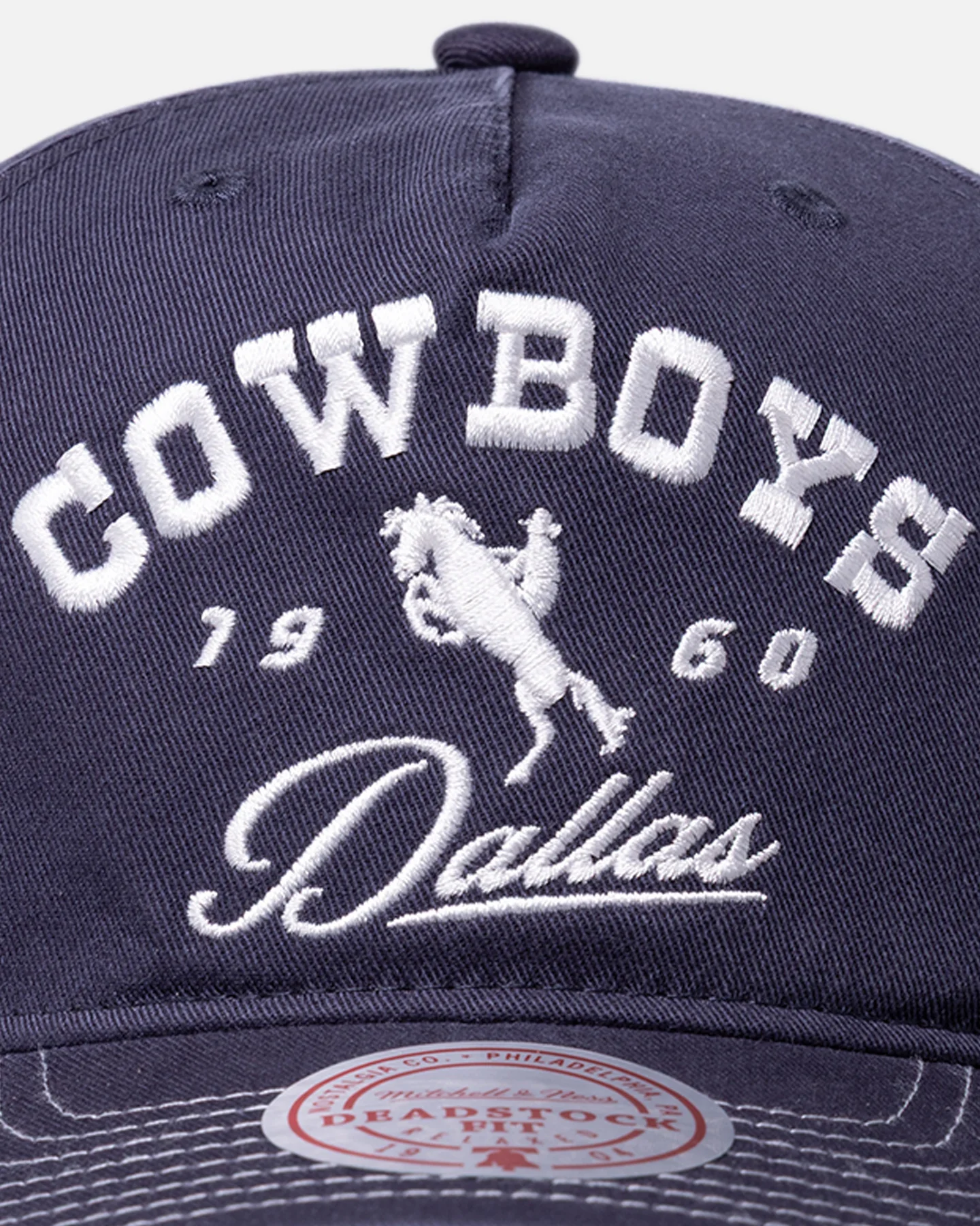 Mitchell & Ness Dallas Cowboys 'Americas Team' Deadstock Snapback Navy - Image 5
