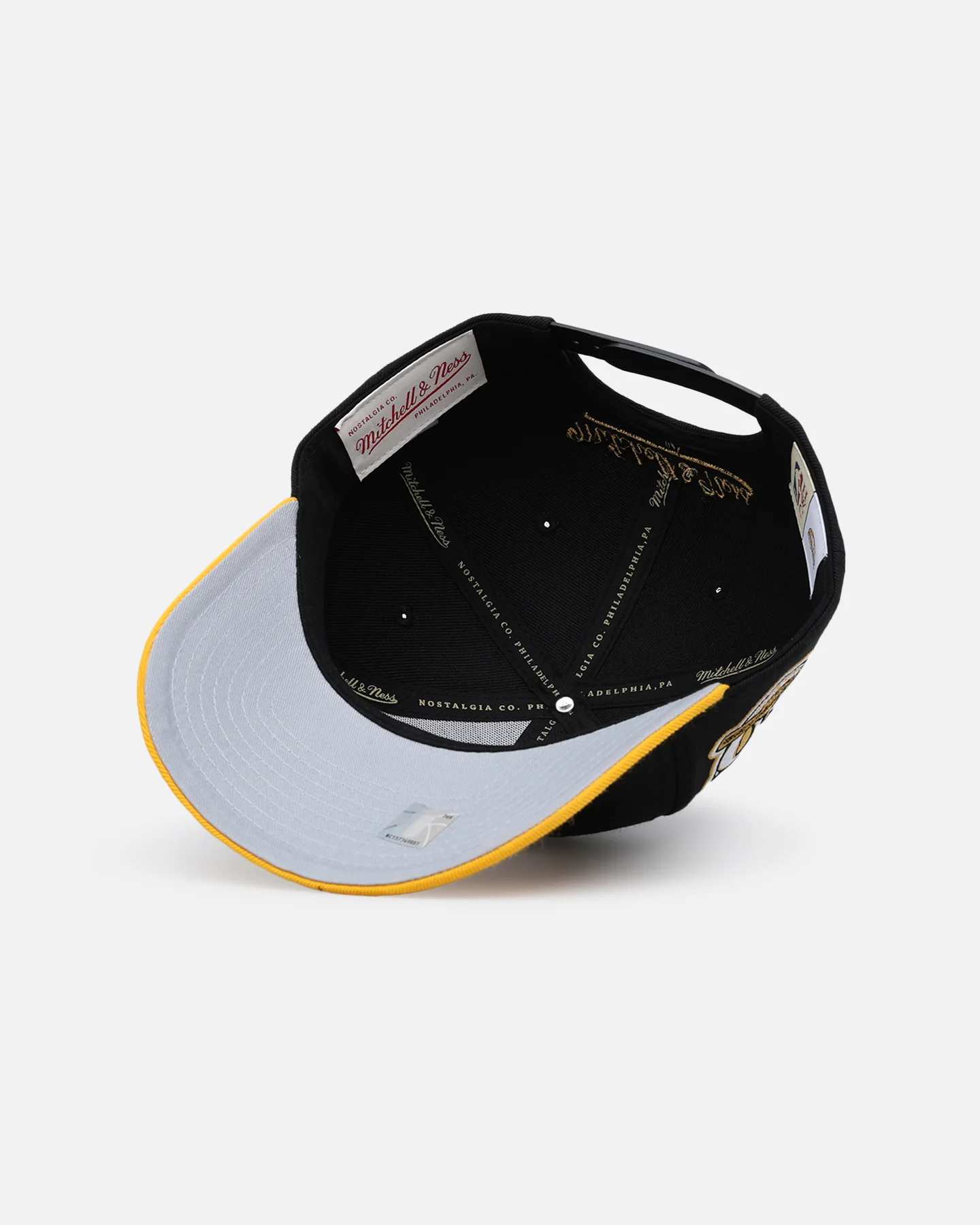Mitchell & Ness Denver Nuggets "Enter The Dragon" Pro Crown Snapback Black/Ochre - Image 6