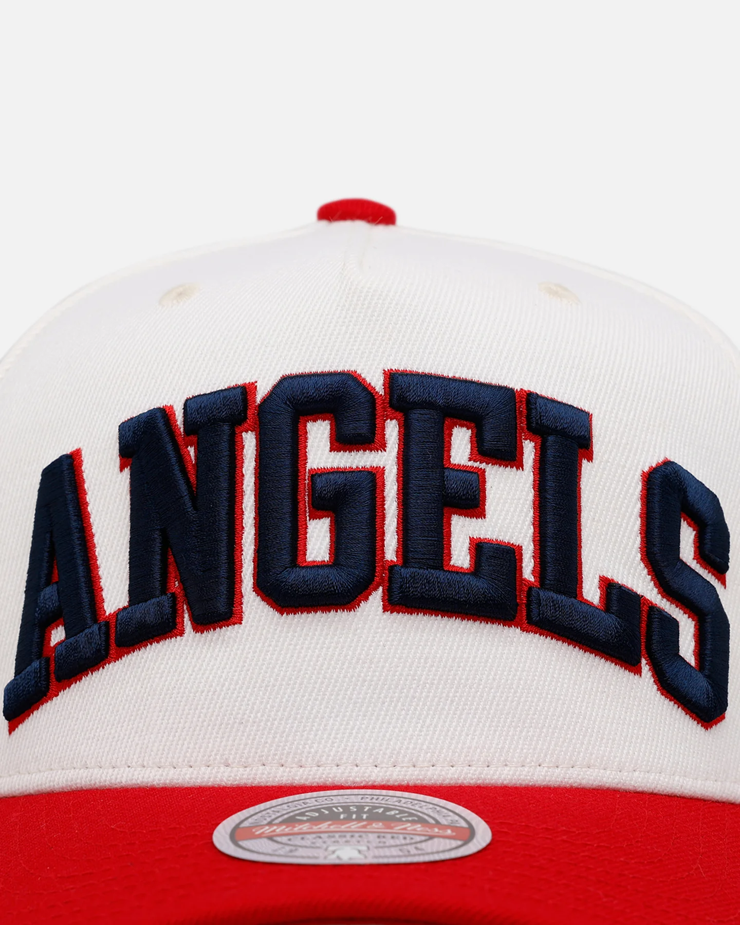 Mitchell & Ness Los Angeles Angels 'Arch' MVP Snapback Cream - Image 5