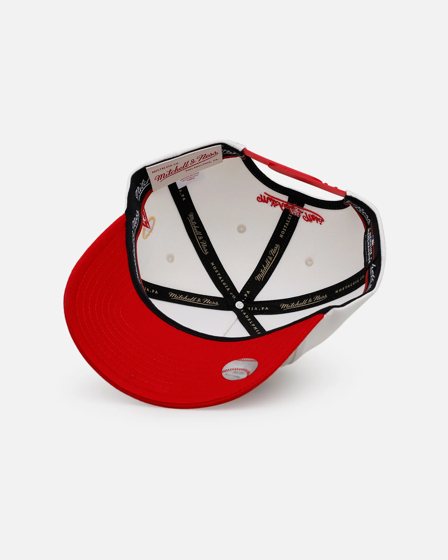 Mitchell & Ness Los Angeles Angels 'Arch' MVP Snapback Cream - Image 6