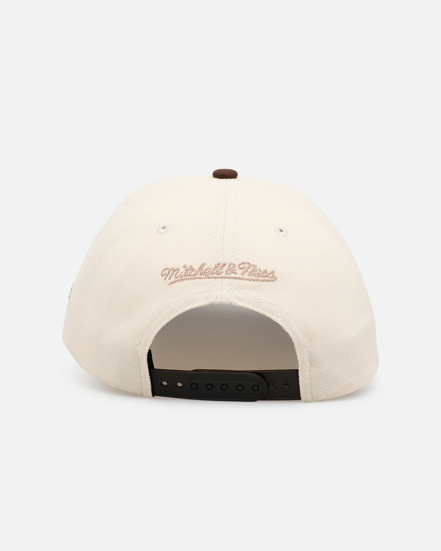 Mitchell & Ness Los Angeles Dodgers 'Hand Stitch' Deadstock Snapback Brown - Image 2