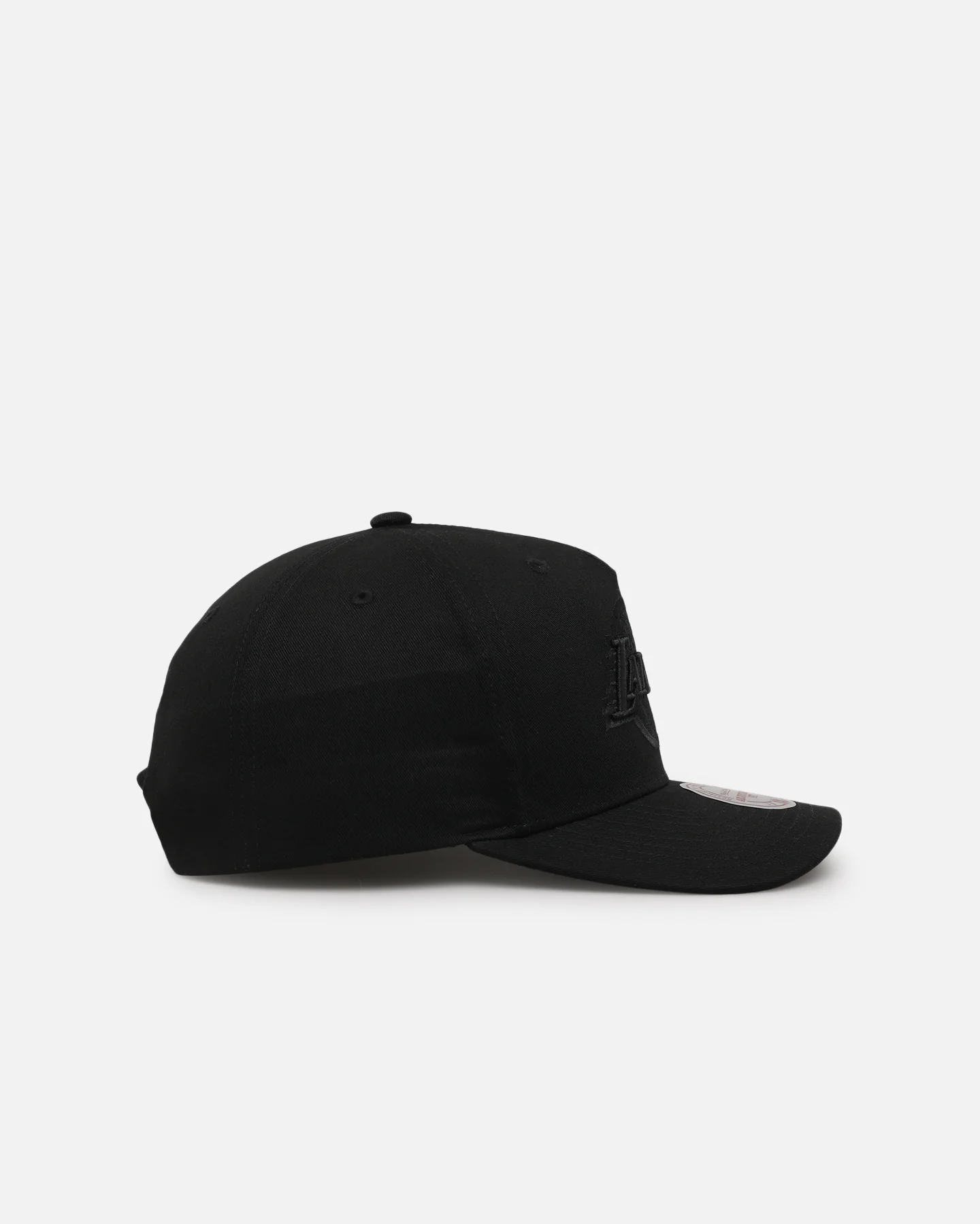Mitchell & Ness Los Angeles Lakers 'Black Team Logo' Snapback Black - Image 3