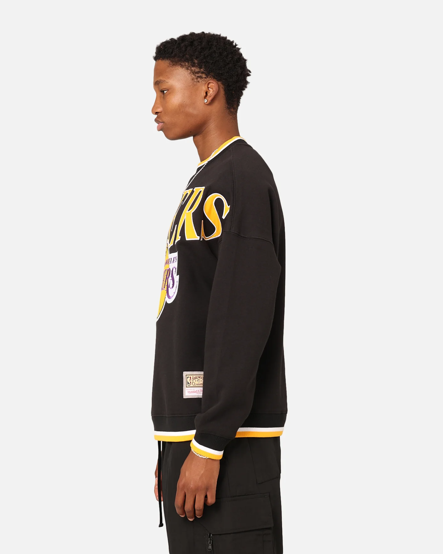 Mitchell & Ness Los Angeles Lakers Shooting Crewneck Black - Image 6