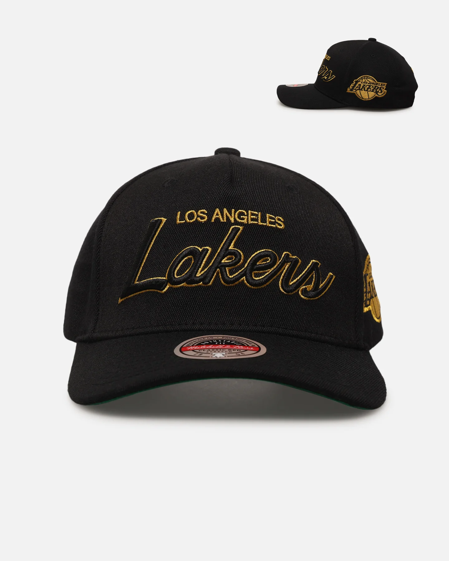 Mitchell & Ness Los Angeles Lakers 'Team Script' MVP Snapback Black/Gold