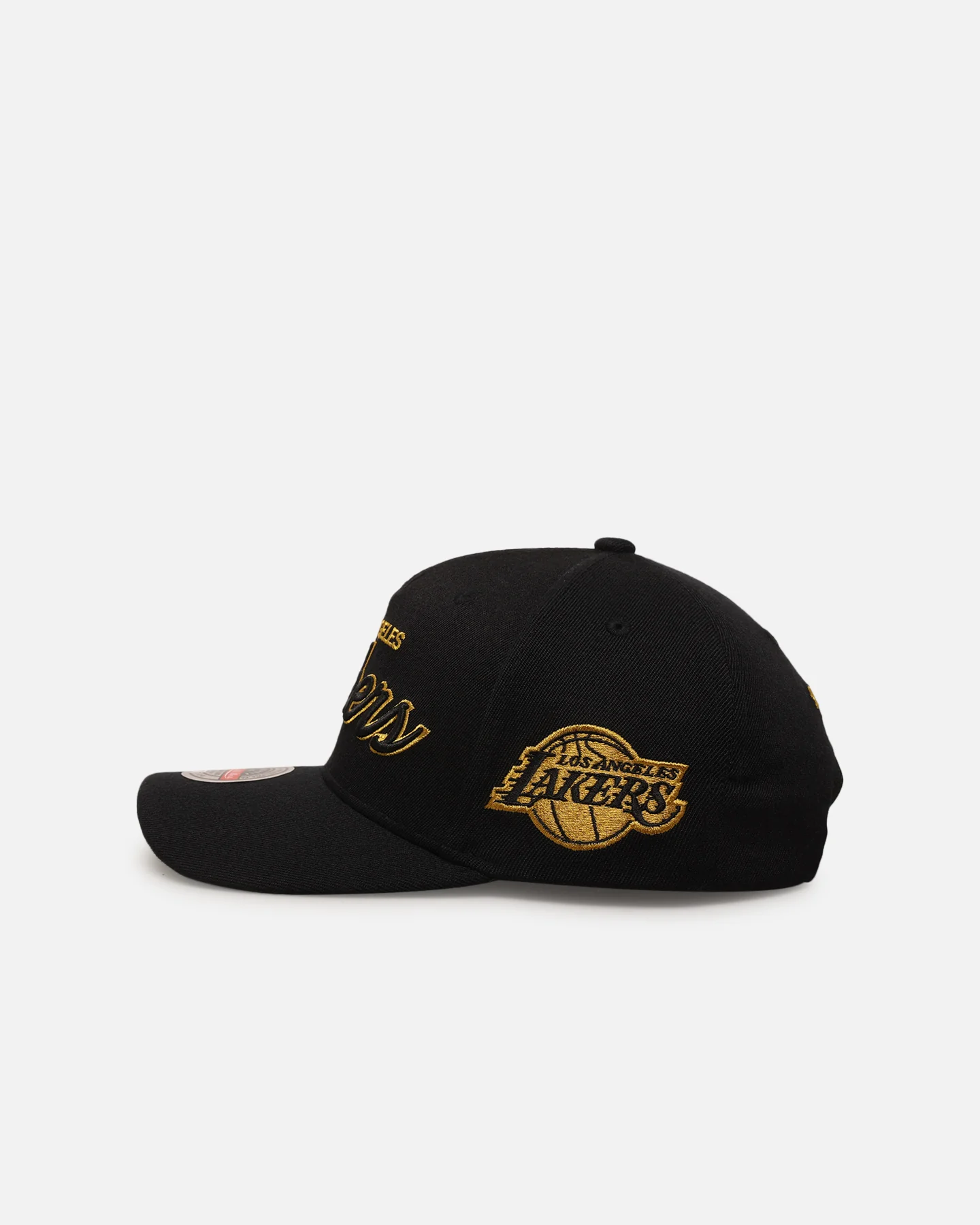 Mitchell & Ness Los Angeles Lakers 'Team Script' MVP Snapback Black/Gold - Image 4