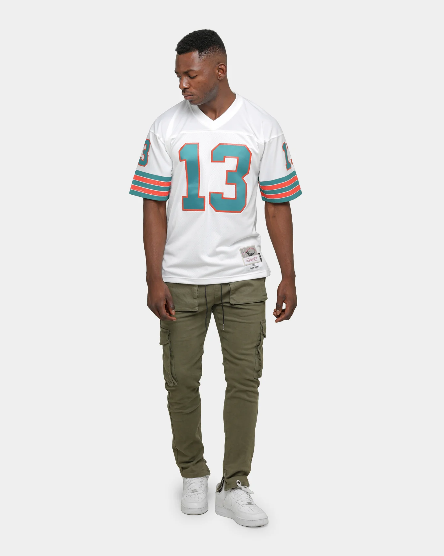 Mitchell & Ness Miami Dolphins Dan Marino #13 '84 Legacy Jersey White - Image 3