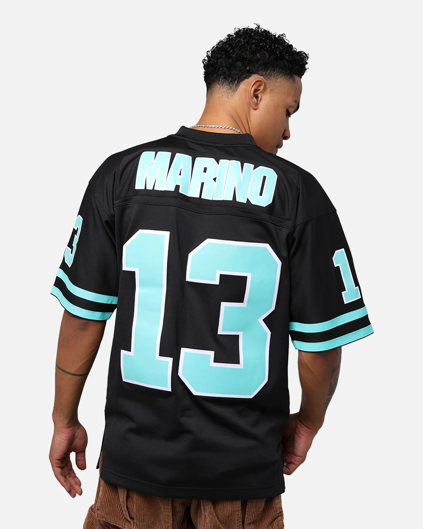 Mitchell & Ness Miami Dolphins Dan Marino '84-85 Legacy Jersey Black/Ice Blue - Image 2