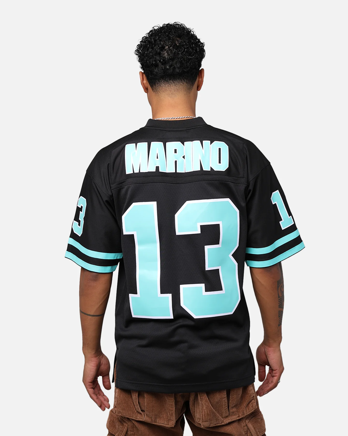 Mitchell & Ness Miami Dolphins Dan Marino '84-85 Legacy Jersey Black/Ice Blue - Image 5