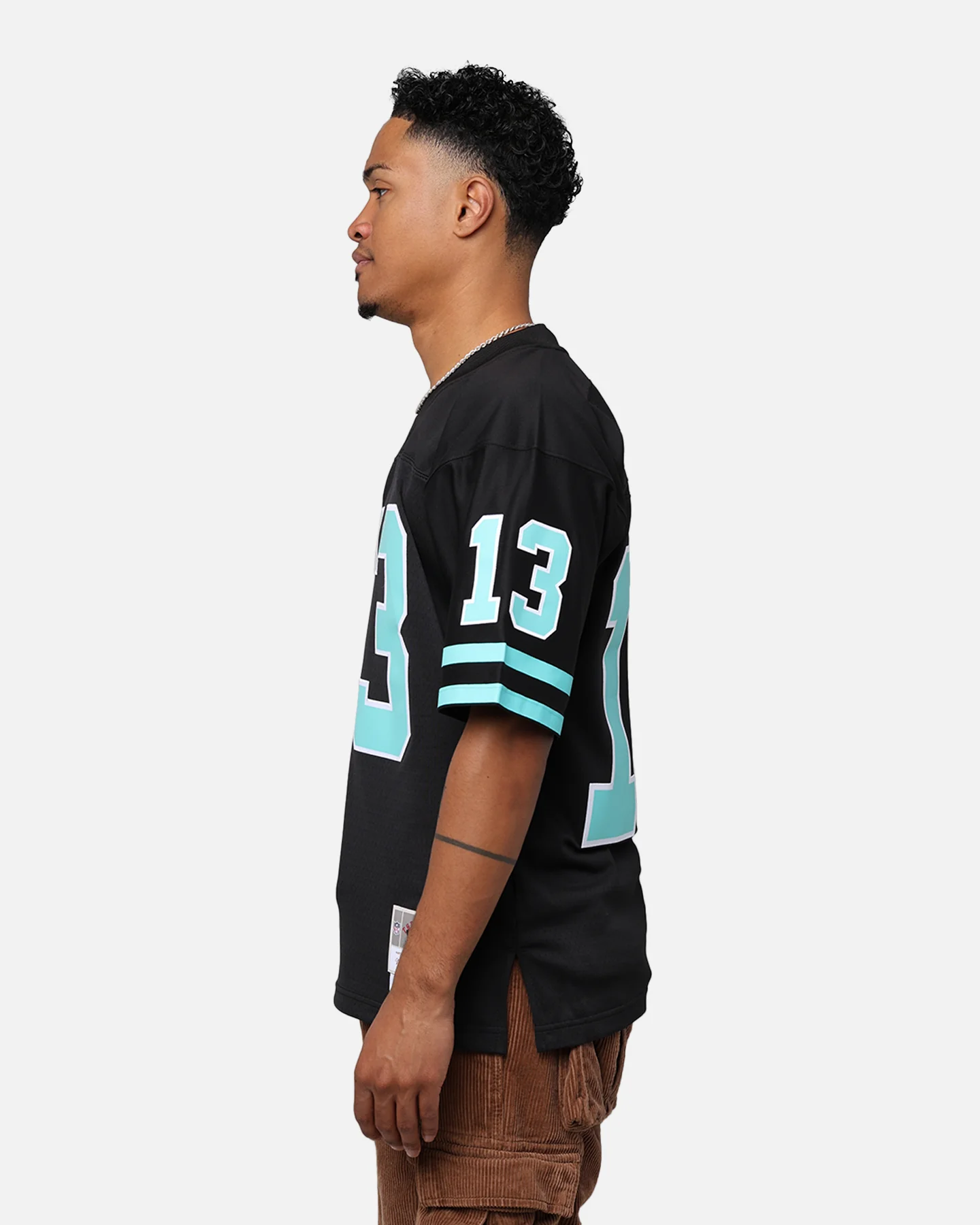 Mitchell & Ness Miami Dolphins Dan Marino '84-85 Legacy Jersey Black/Ice Blue - Image 7