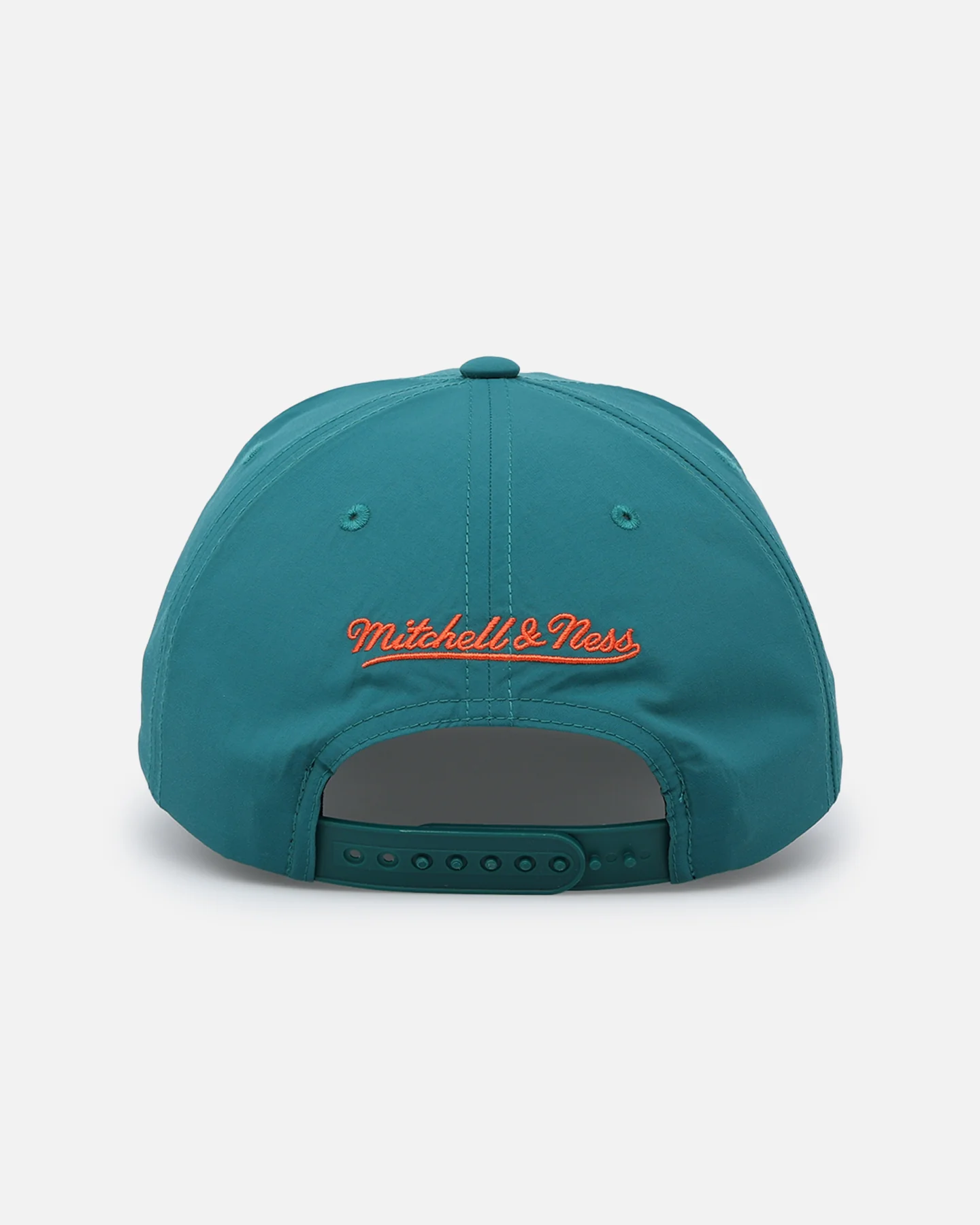 Mitchell & Ness Miami Dolphins Retro Matte Nylon Origins Snapback Teal - Image 3