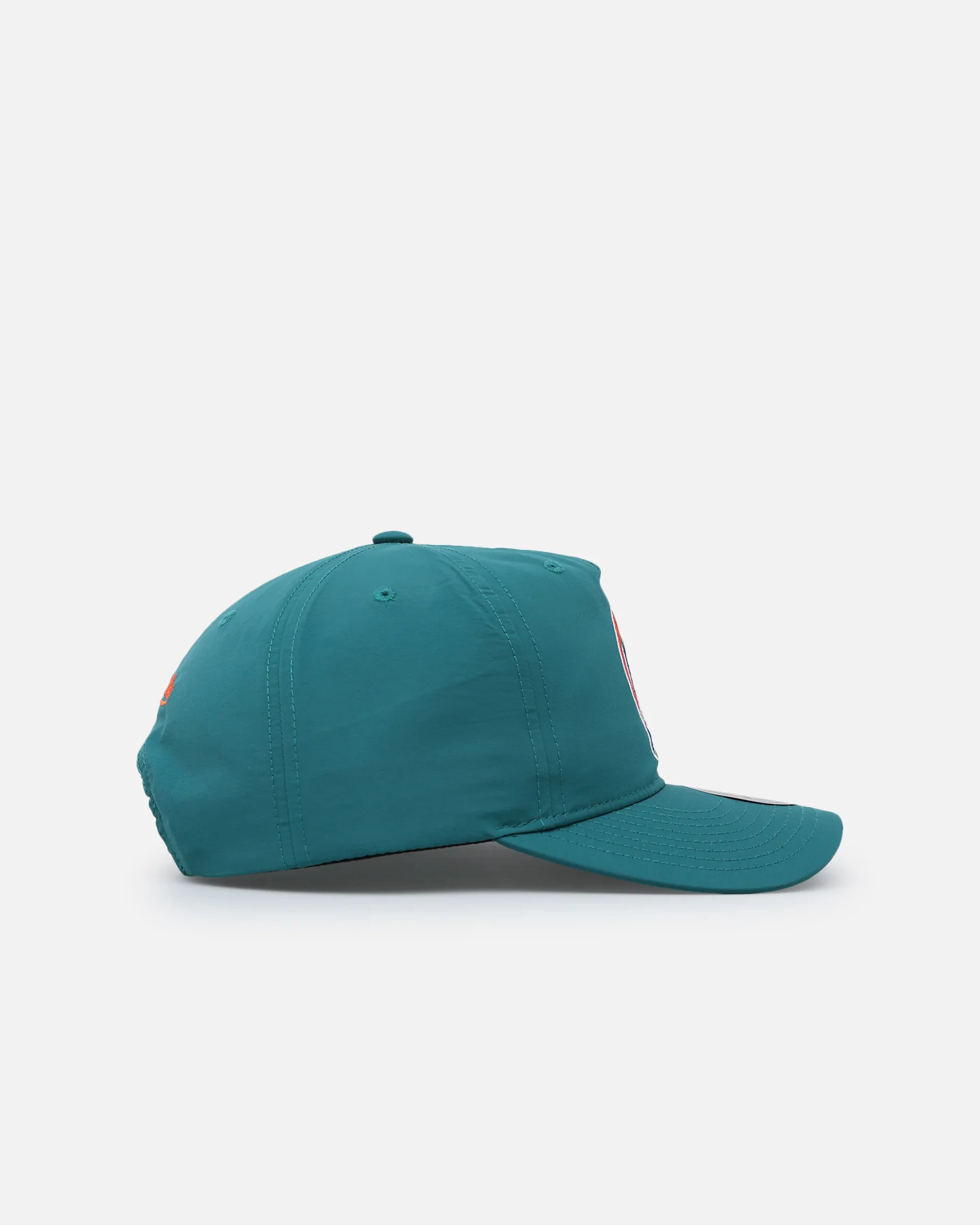 Mitchell & Ness Miami Dolphins Retro Matte Nylon Origins Snapback Teal - Image 4