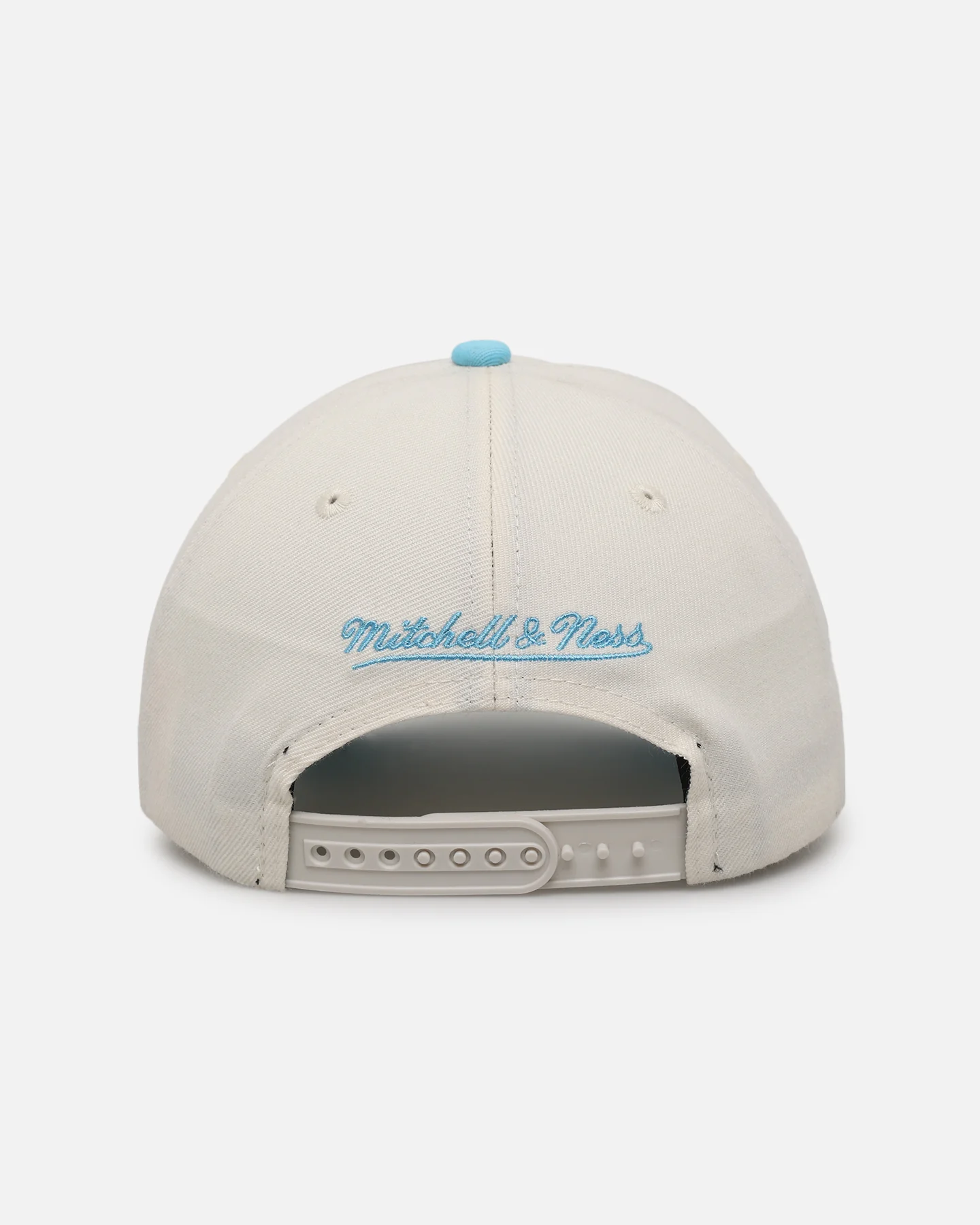 Mitchell & Ness Miami Dolphins 'Sky Blue' Pro Crown Snapback White Cream/Blue - Image 2
