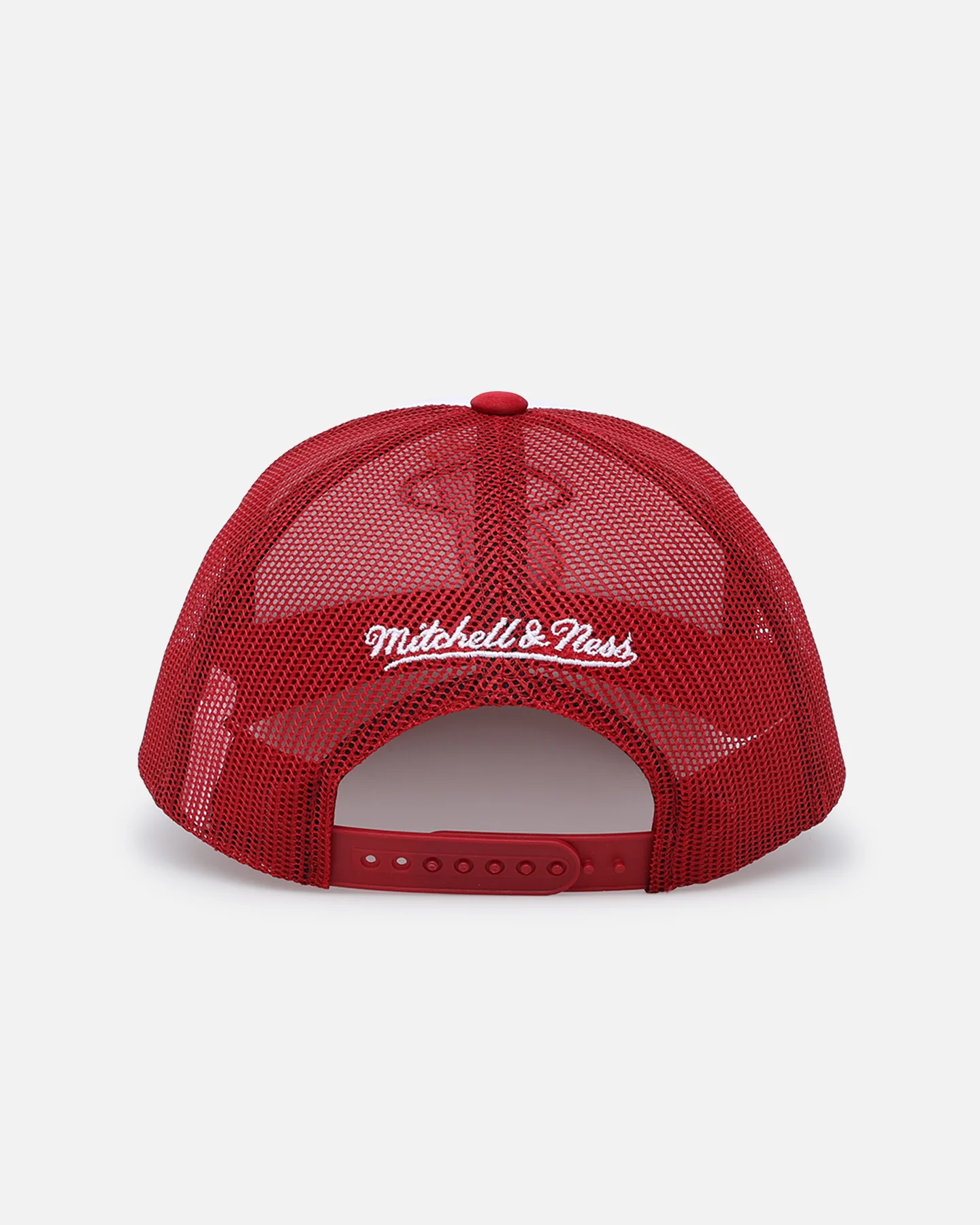 Mitchell & Ness Miami Heat Team Foam Trucker Snapback Red/White - Image 2
