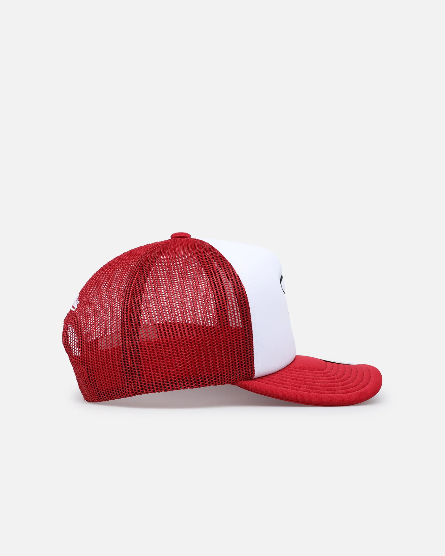 Mitchell & Ness Miami Heat Team Foam Trucker Snapback Red/White - Image 3