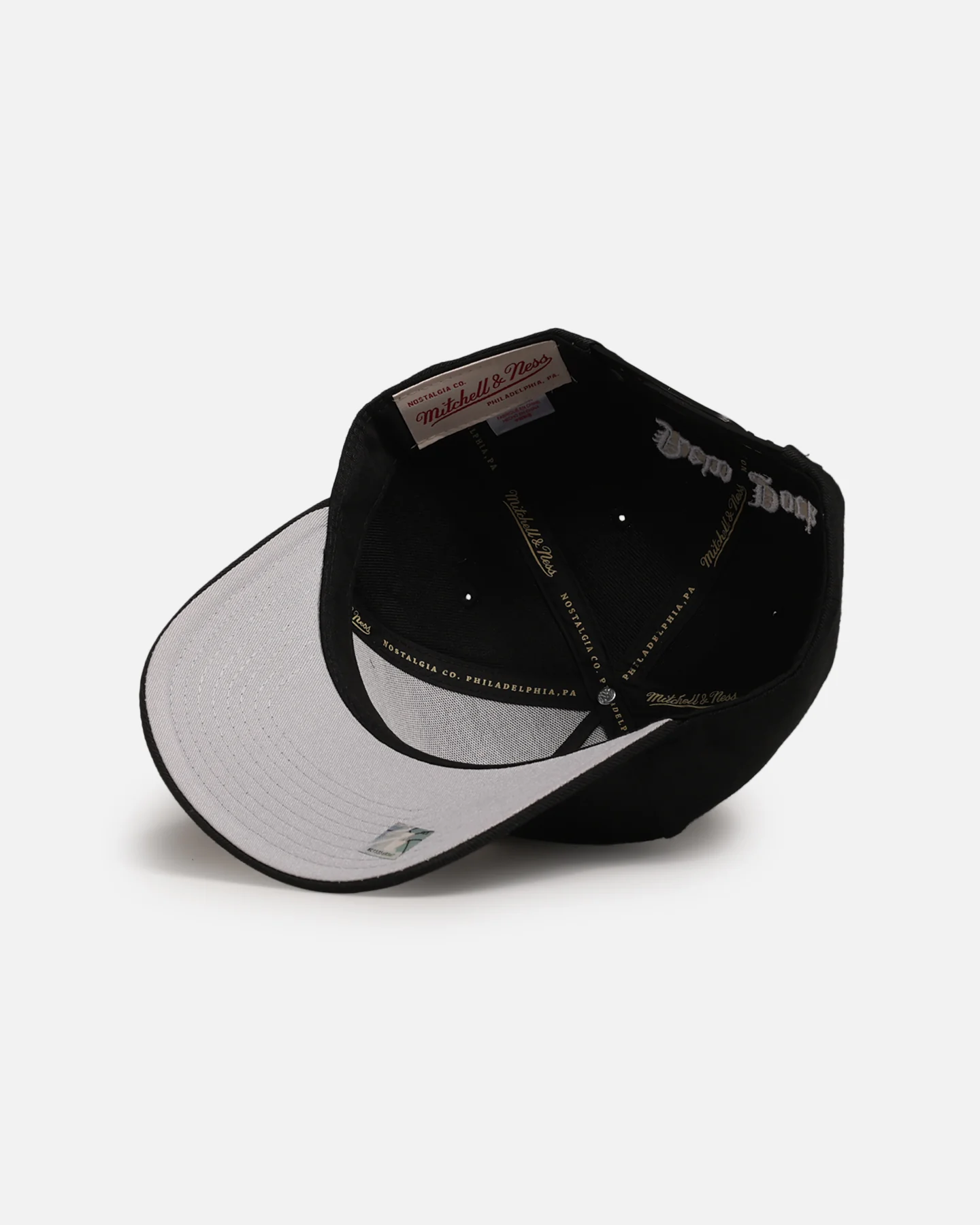 Mitchell & Ness New York Knicks 'Gothic Letter' Pro Pinch Snapback Black - Image 6