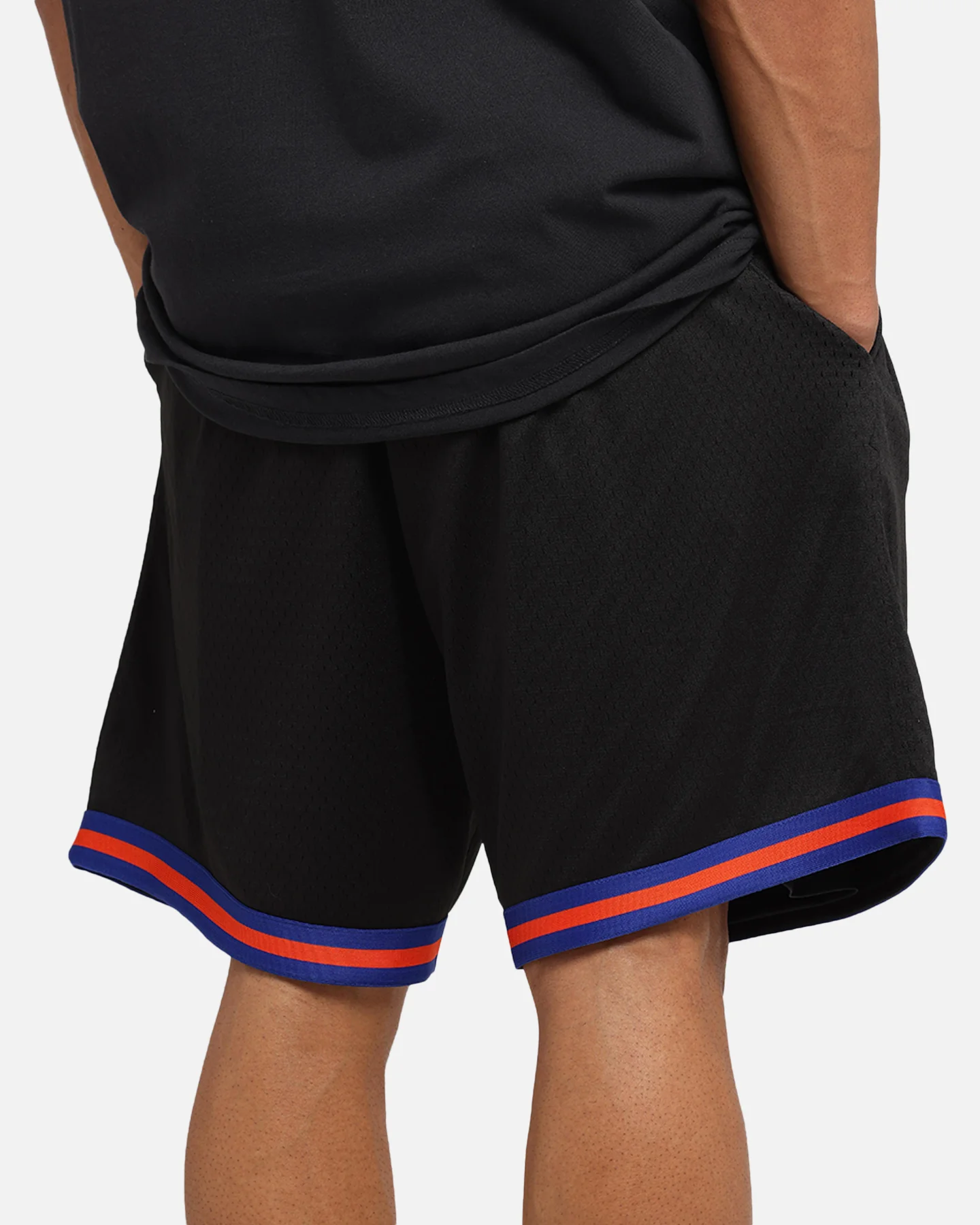 Mitchell & Ness New York Knicks Shooting Shorts Black - Image 4