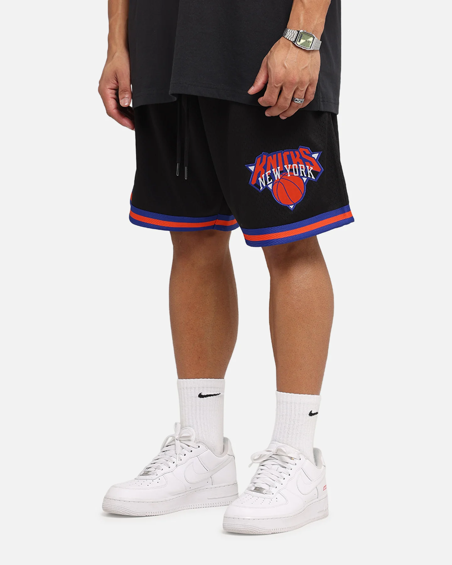 Mitchell & Ness New York Knicks Shooting Shorts Black - Image 5