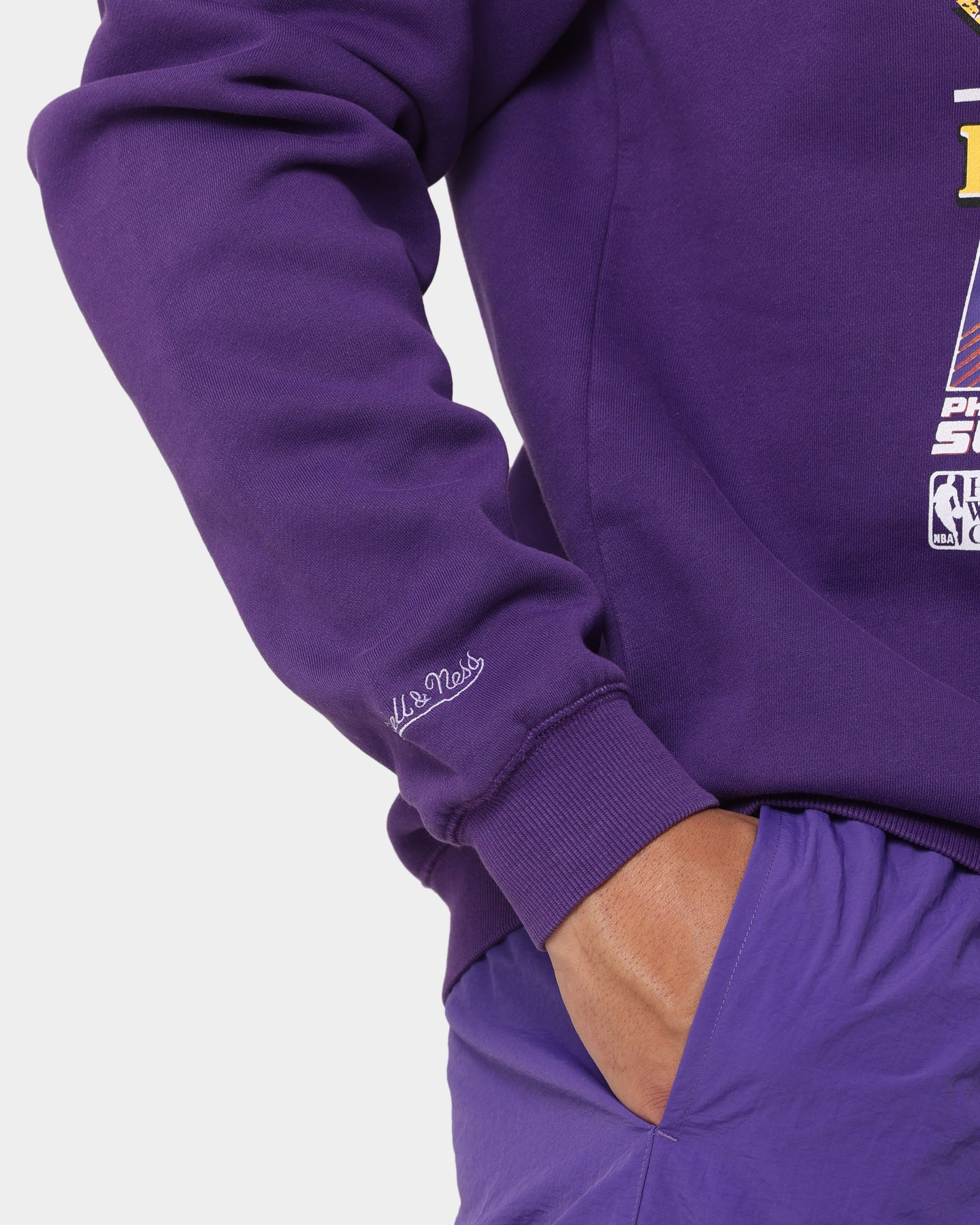 Mitchell & Ness Phoenix Suns Rays Crewneck Faded Purple - Image 7