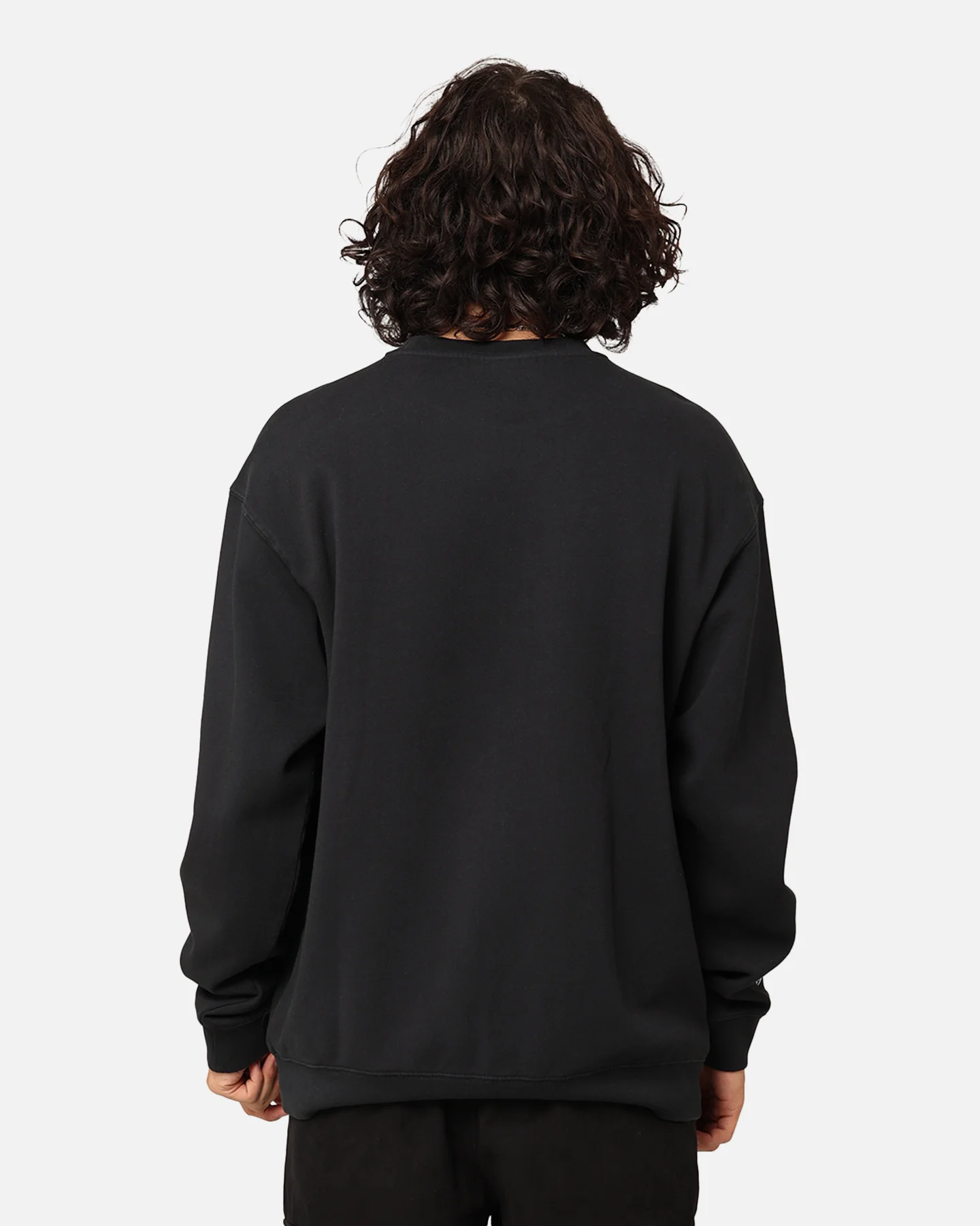 Mitchell & Ness San Antonio Spurs Brush Off Crewneck Black - Image 4