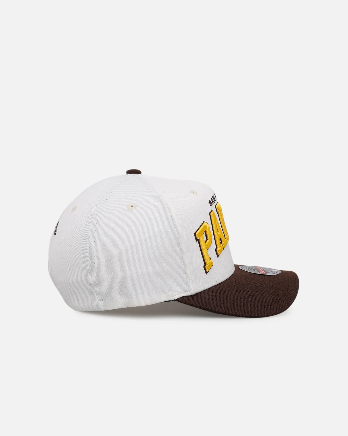 Mitchell & Ness San Diego Padres 'Arch' MVP Snapback Cream - Image 3