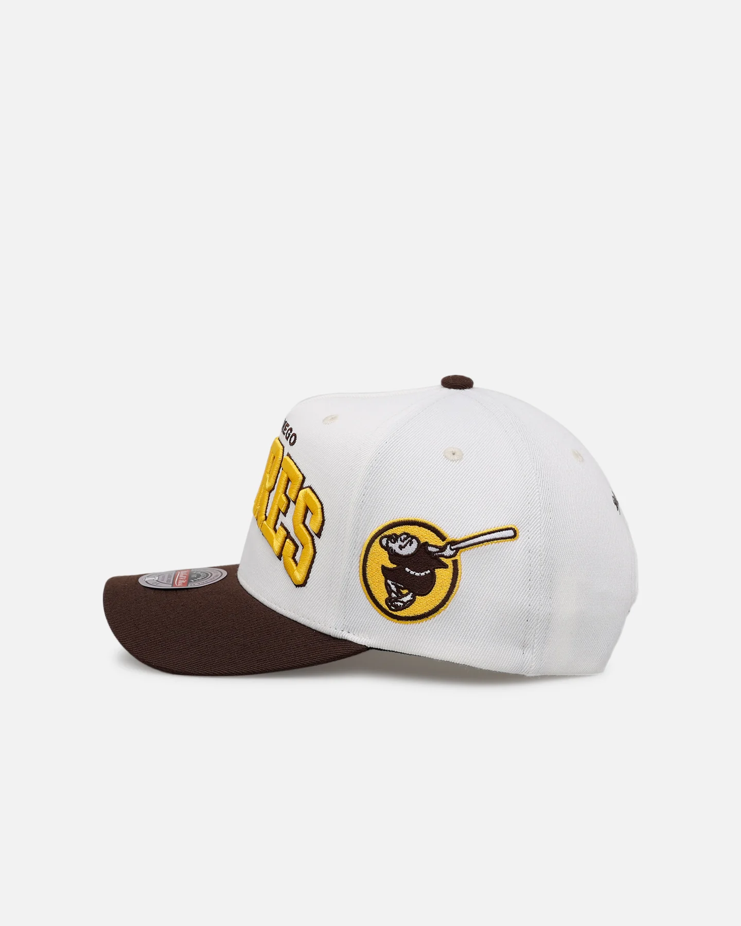 Mitchell & Ness San Diego Padres 'Arch' MVP Snapback Cream - Image 4