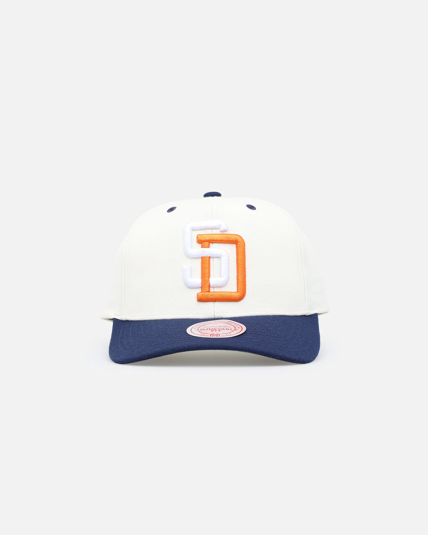 Mitchell & Ness San Diego Padres Go Team Go Snapback White Cream/Blue