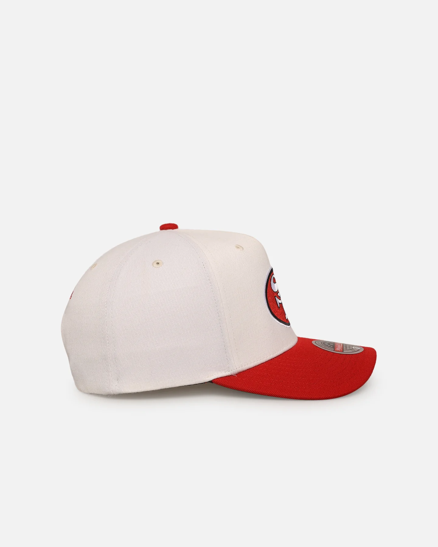 Mitchell & Ness San Francisco 49ers 'Go Team Go' MVP Snapback Off White/Red - Image 3