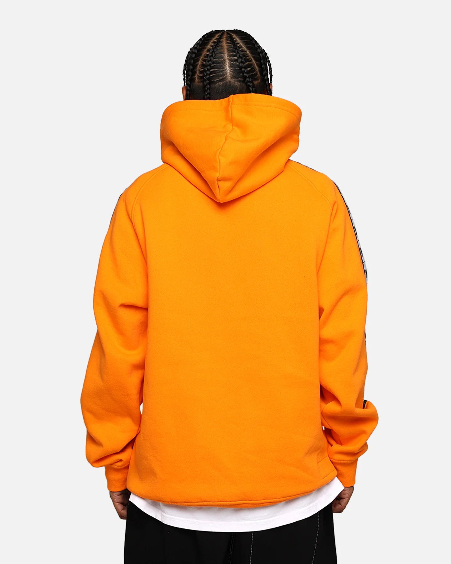 Mitchell & Ness X McLaren X Culture Kings Las Vegas Collection Big Logo Fleece Hoodie Orange - Image 4