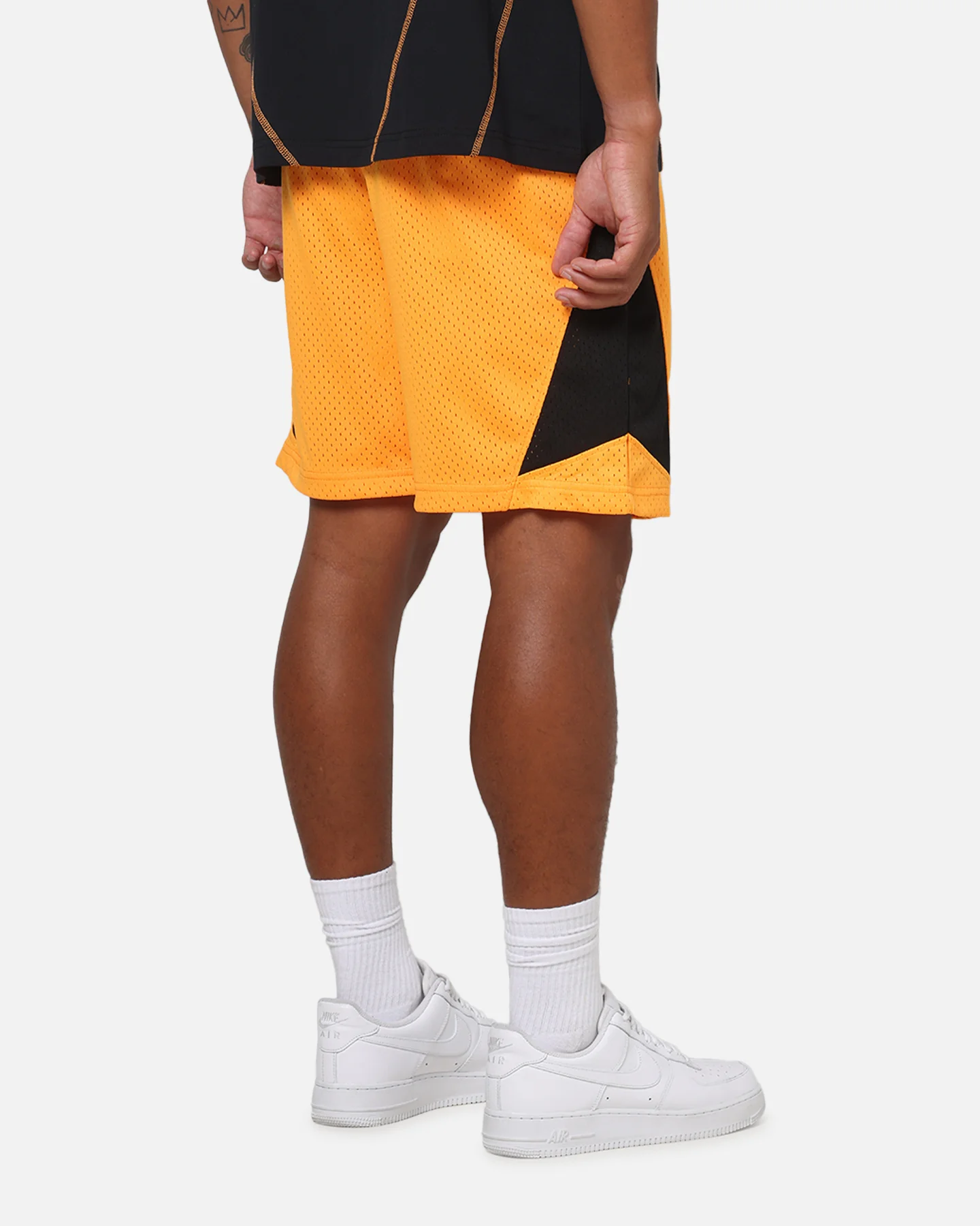 Mitchell & Ness X Mclaren Shorts Papaya - Image 5