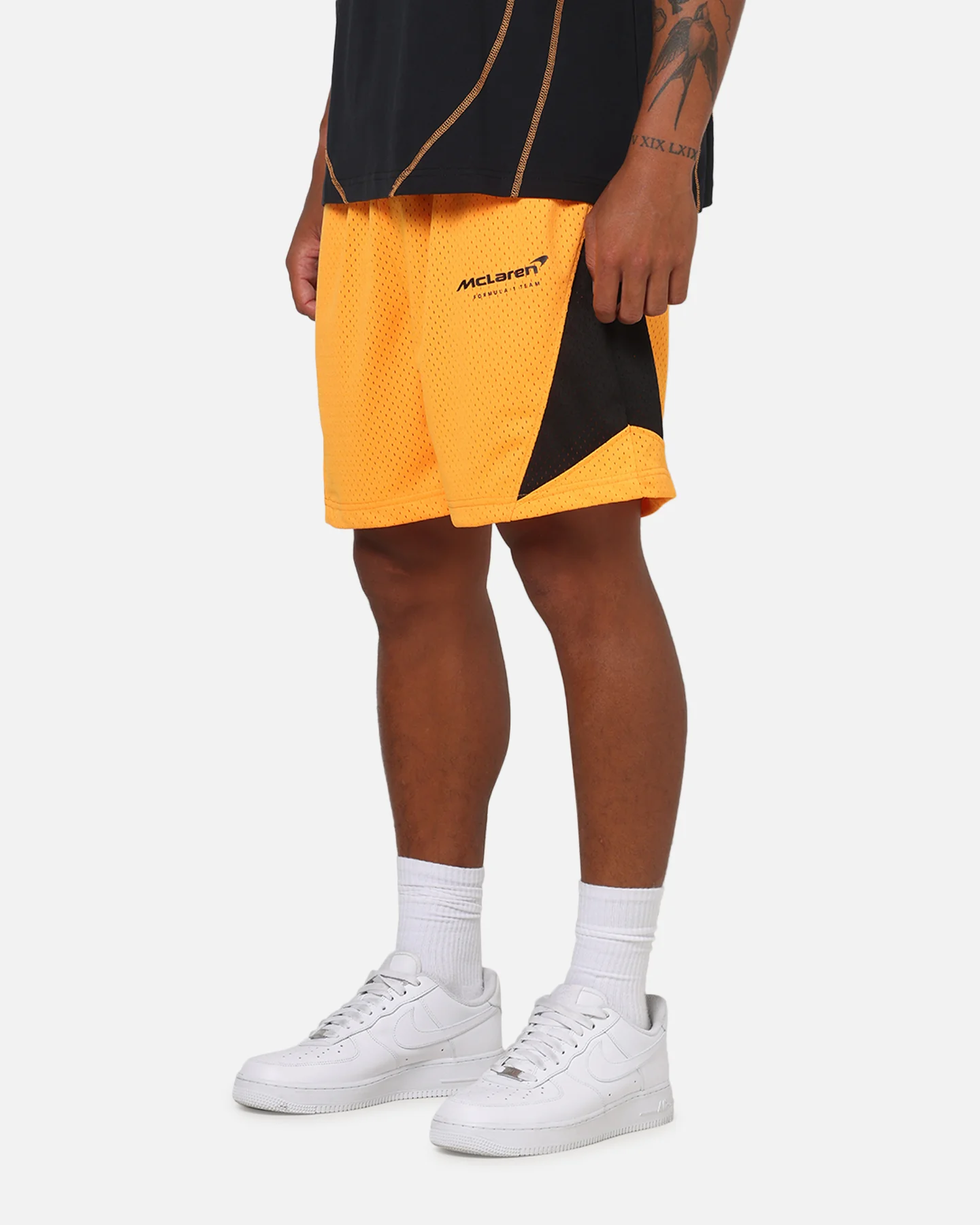 Mitchell & Ness X Mclaren Shorts Papaya - Image 6