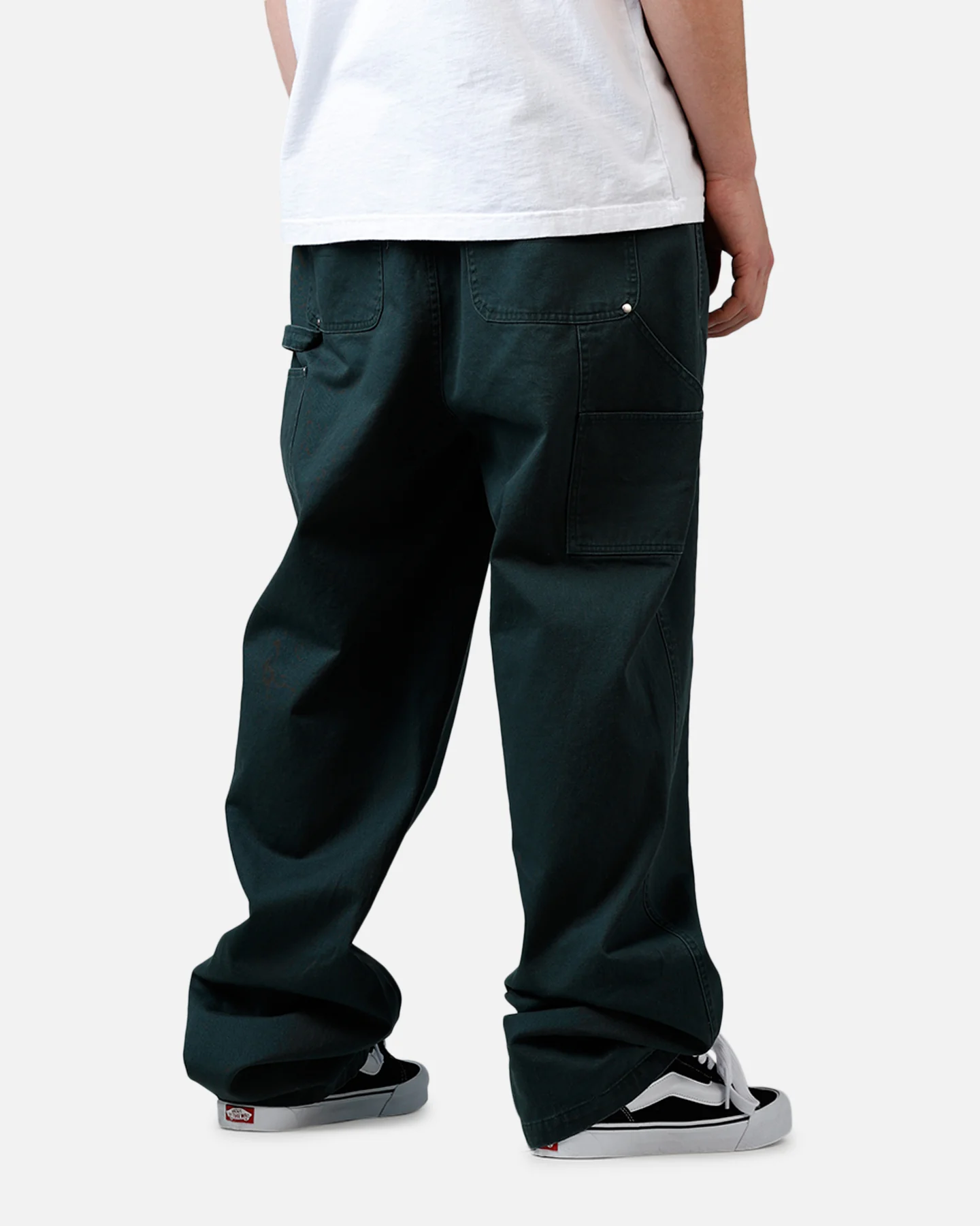 MNML Double Waistband Chino Pants Green - Image 3