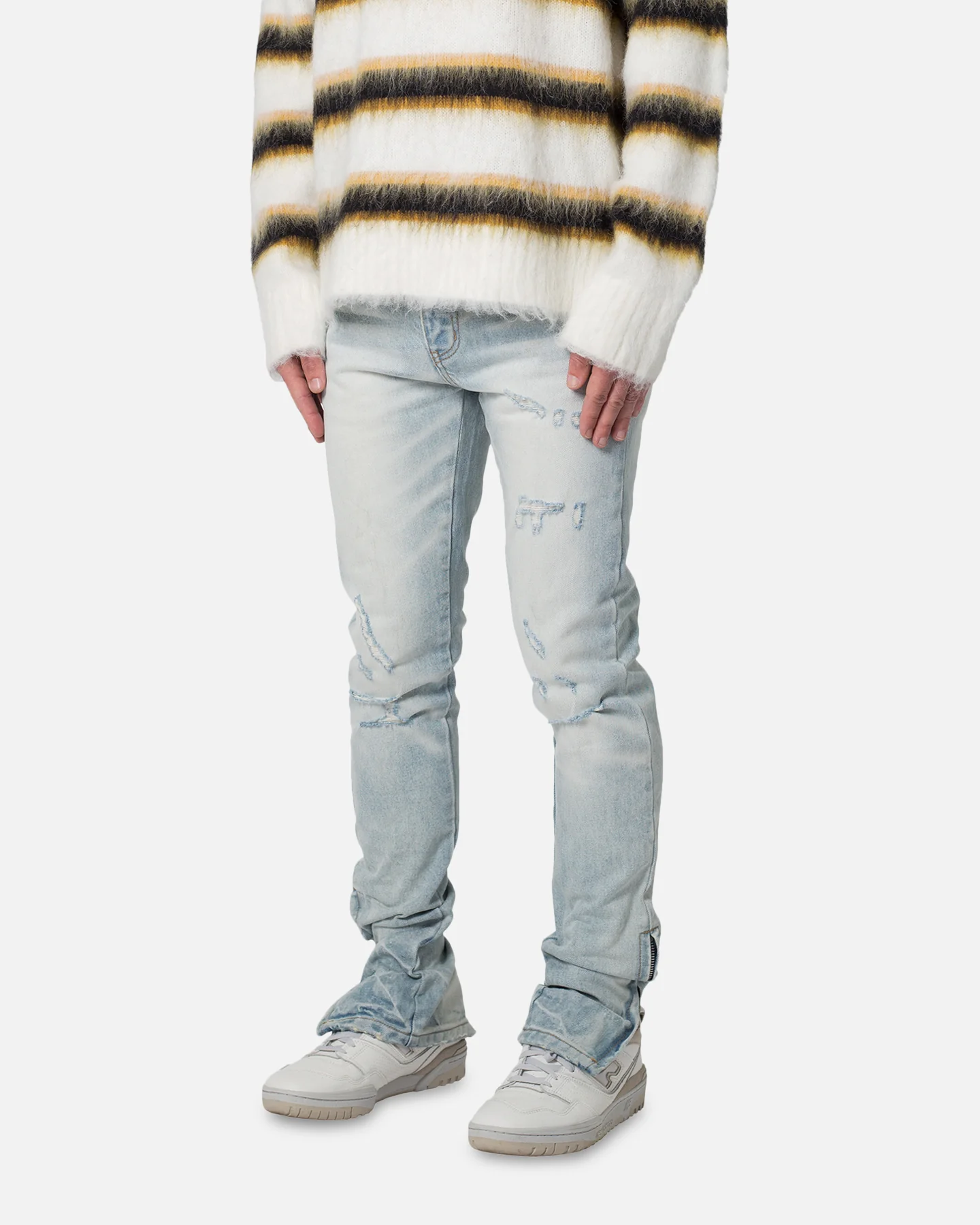 MNML M538 Slim Denim Jeans Blue - Image 2