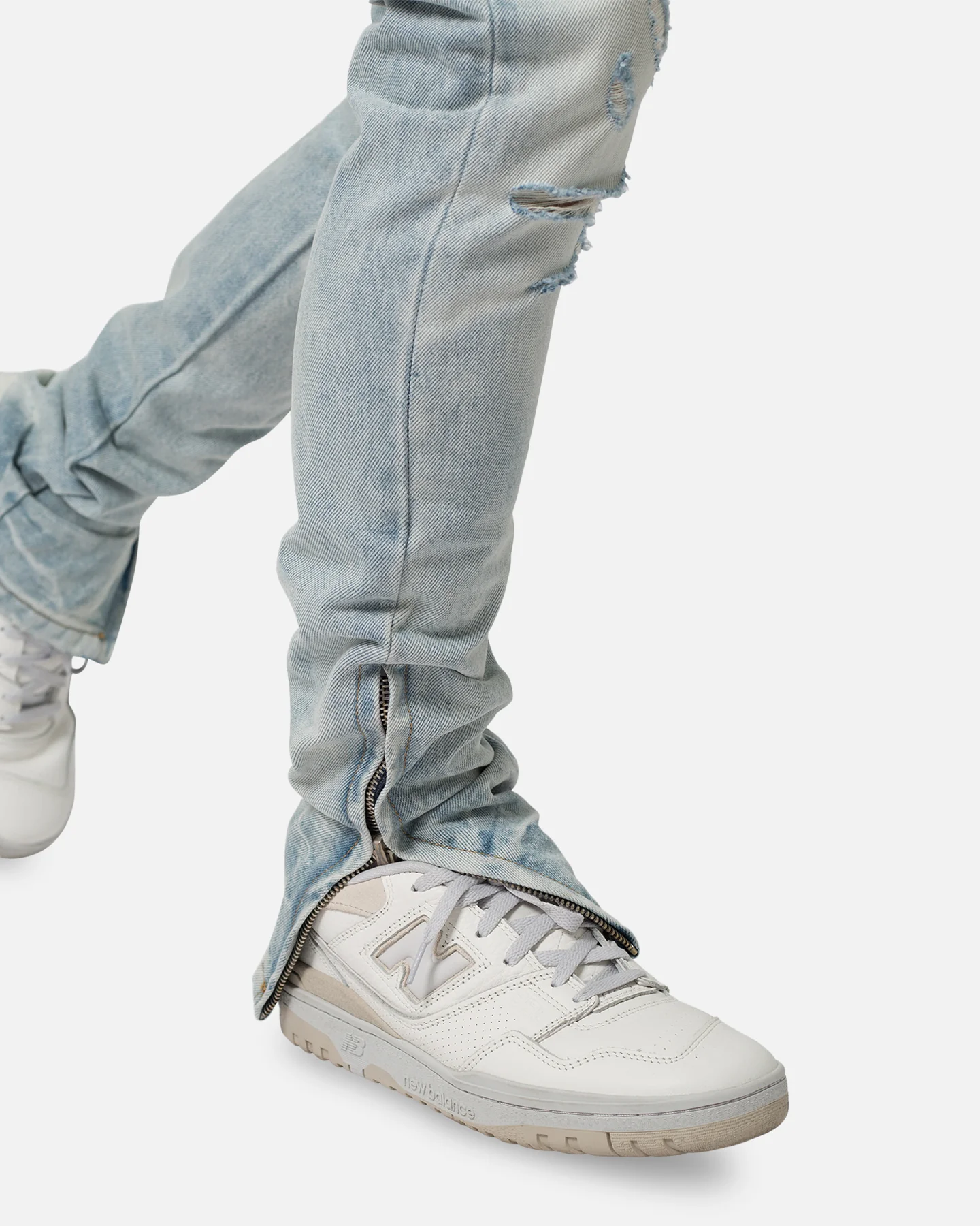 MNML M538 Slim Denim Jeans Blue - Image 6