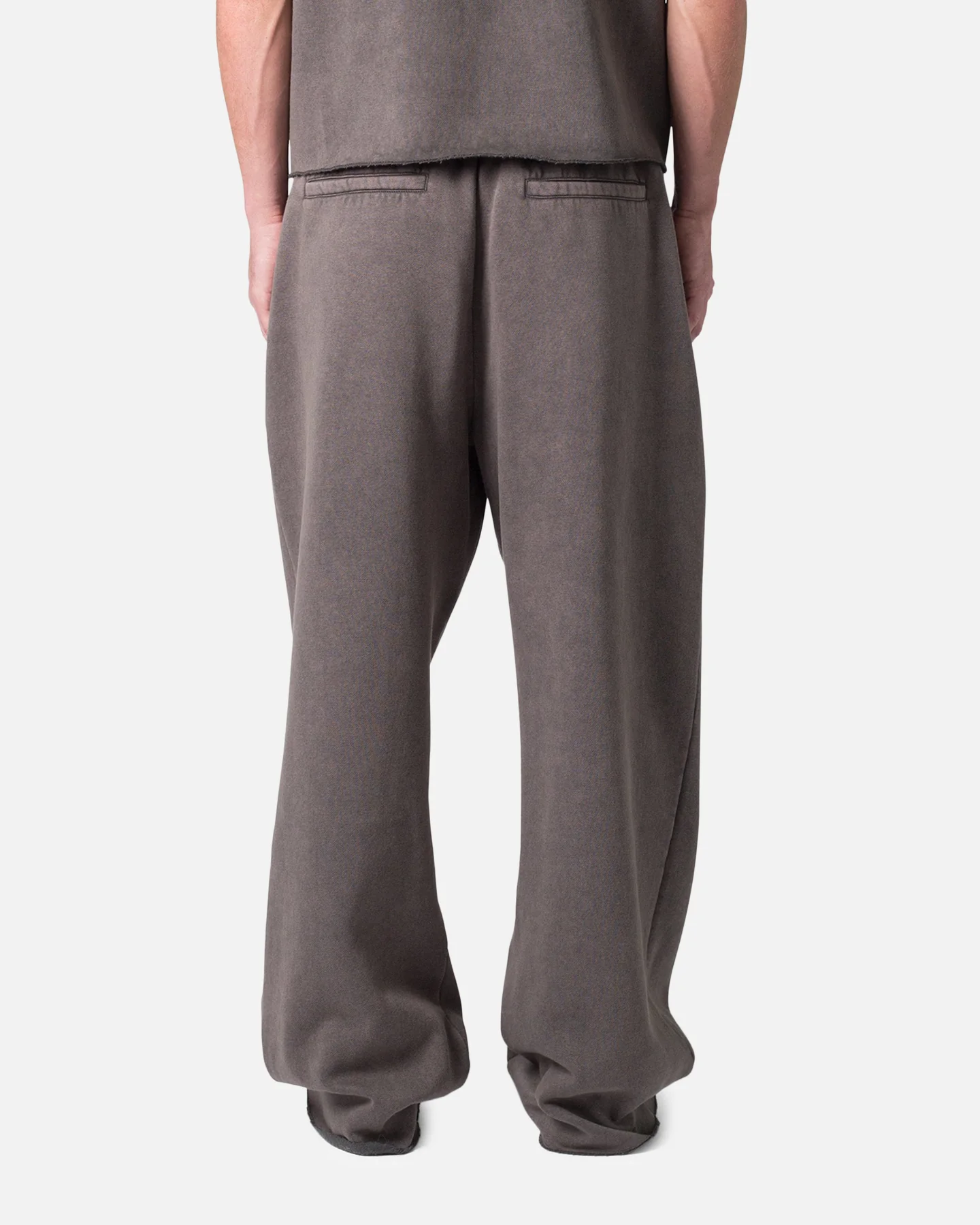 MNML Washed Ultra Baggy Sweatpants Washed Black - Image 5