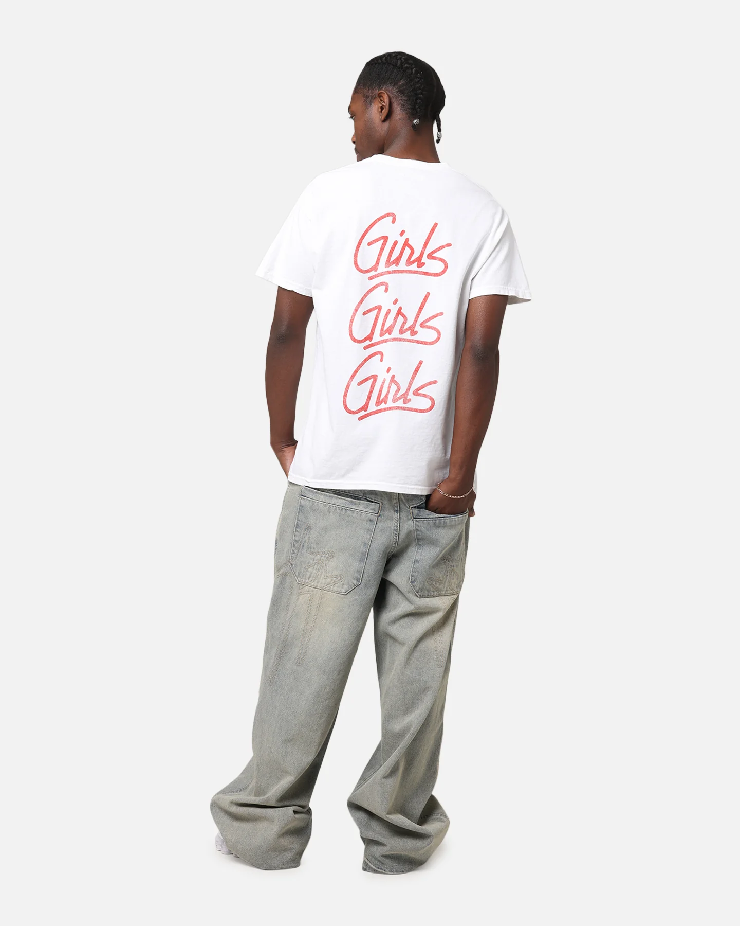 Motley Crue Girls Girls Girls T-Shirt White Vintage - Image 4