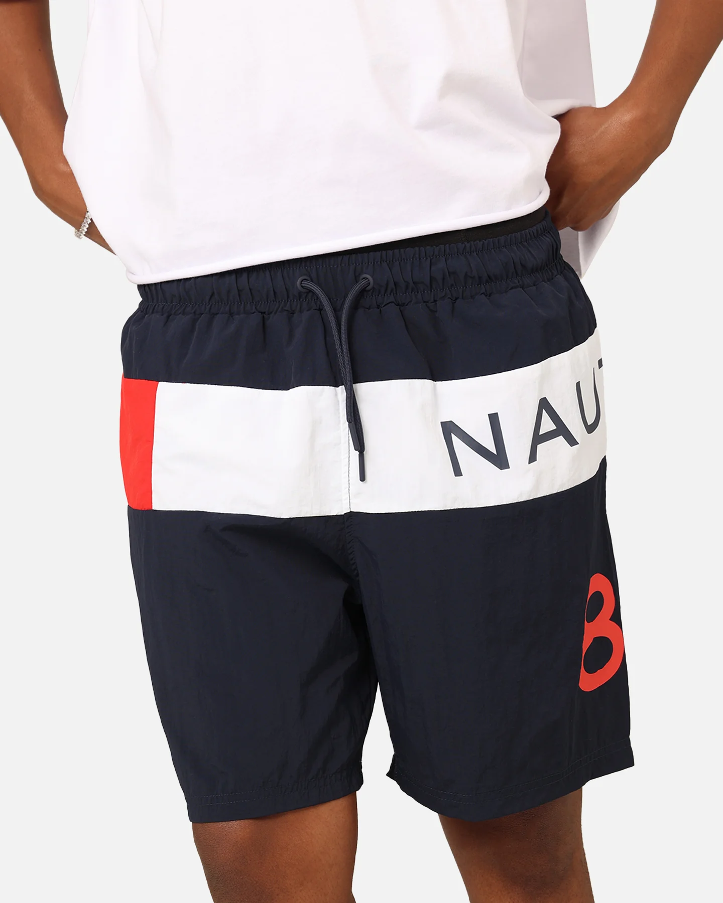Nautica Ace 6" Swim Shorts Dark Navy - Image 4