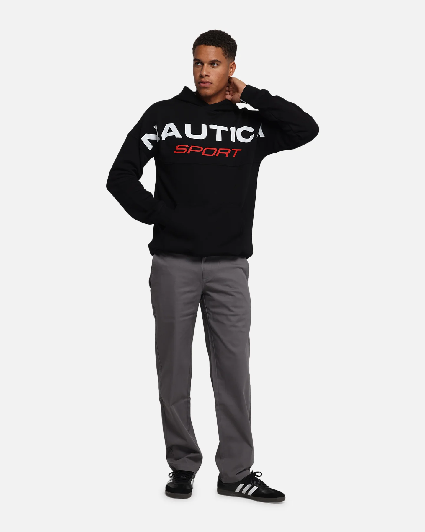 Nautica Beaufort Hoodie Black - Image 2