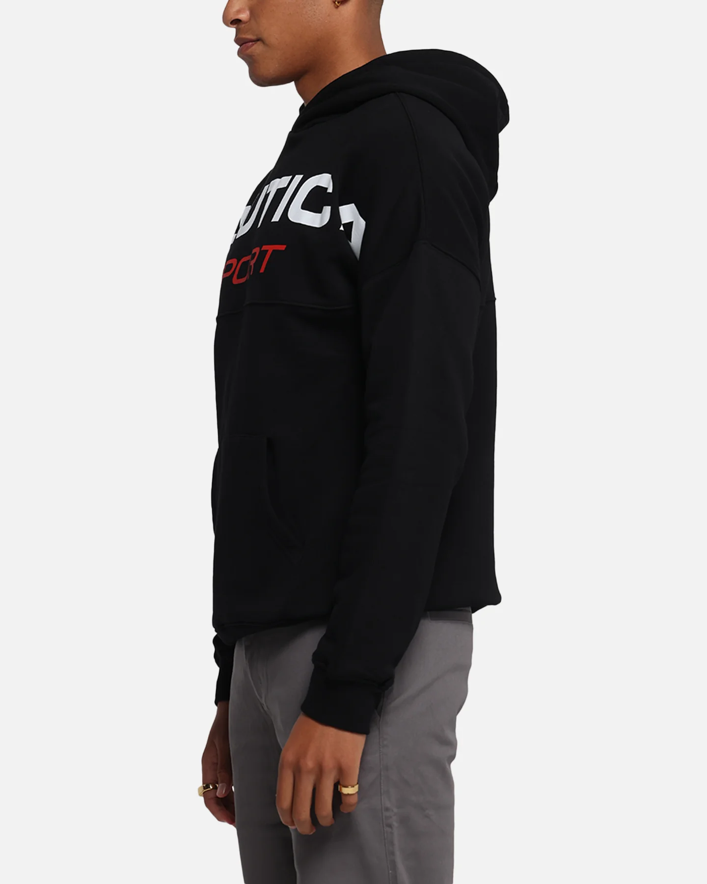 Nautica Beaufort Hoodie Black - Image 5