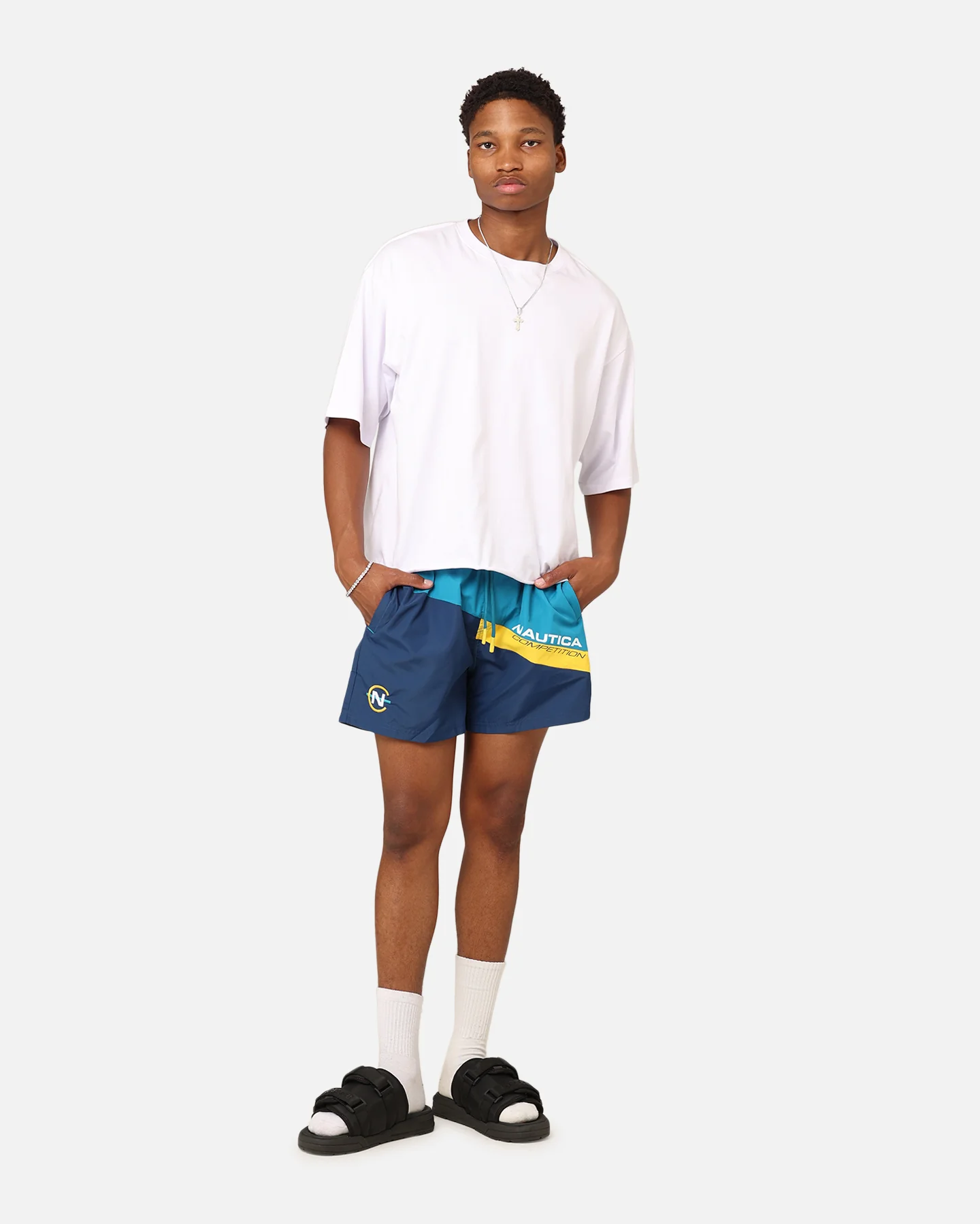 Nautica Pietro 4" Swim Shorts Navy - Image 2