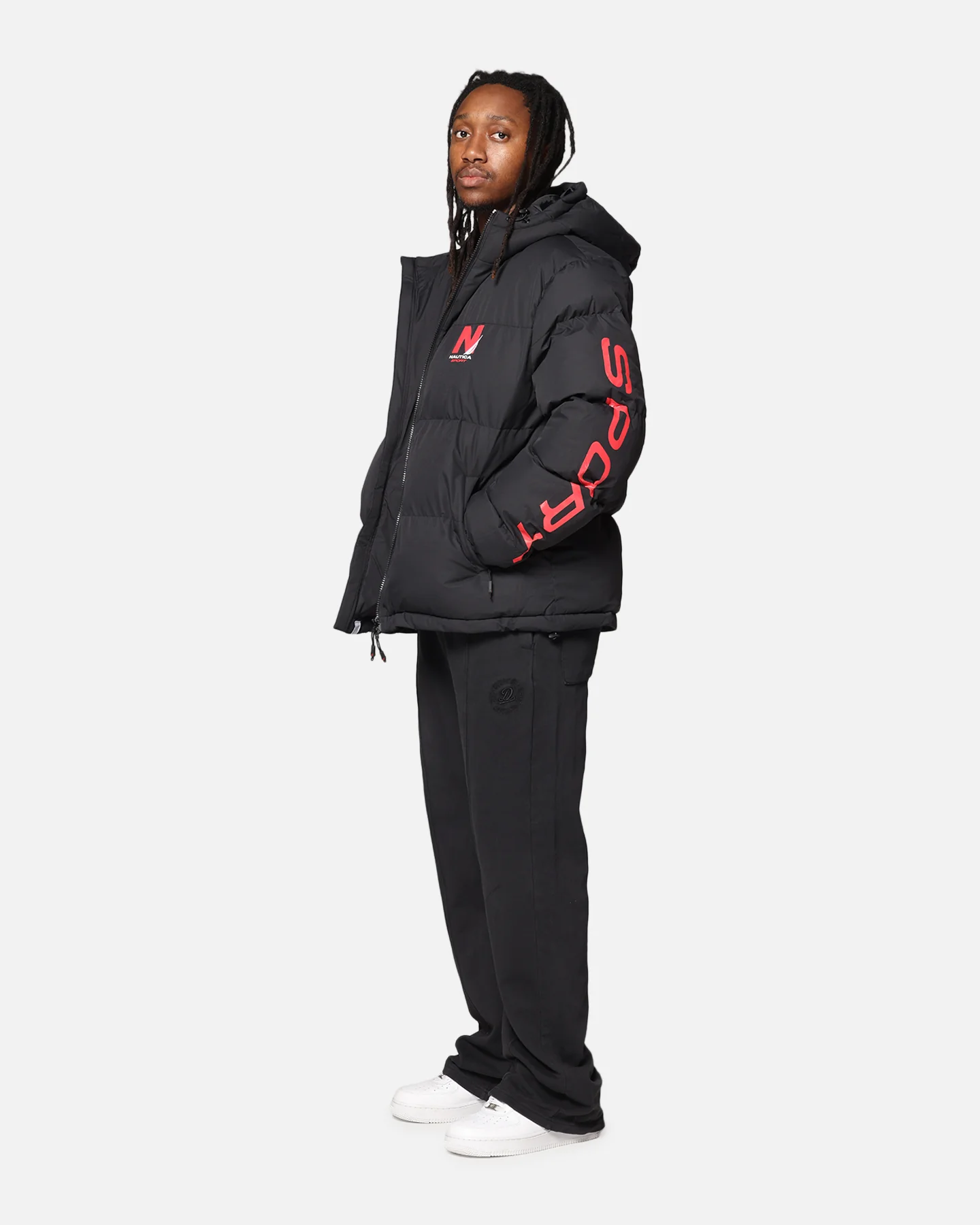 Nautica Sedona Padded Jacket Black - Image 2