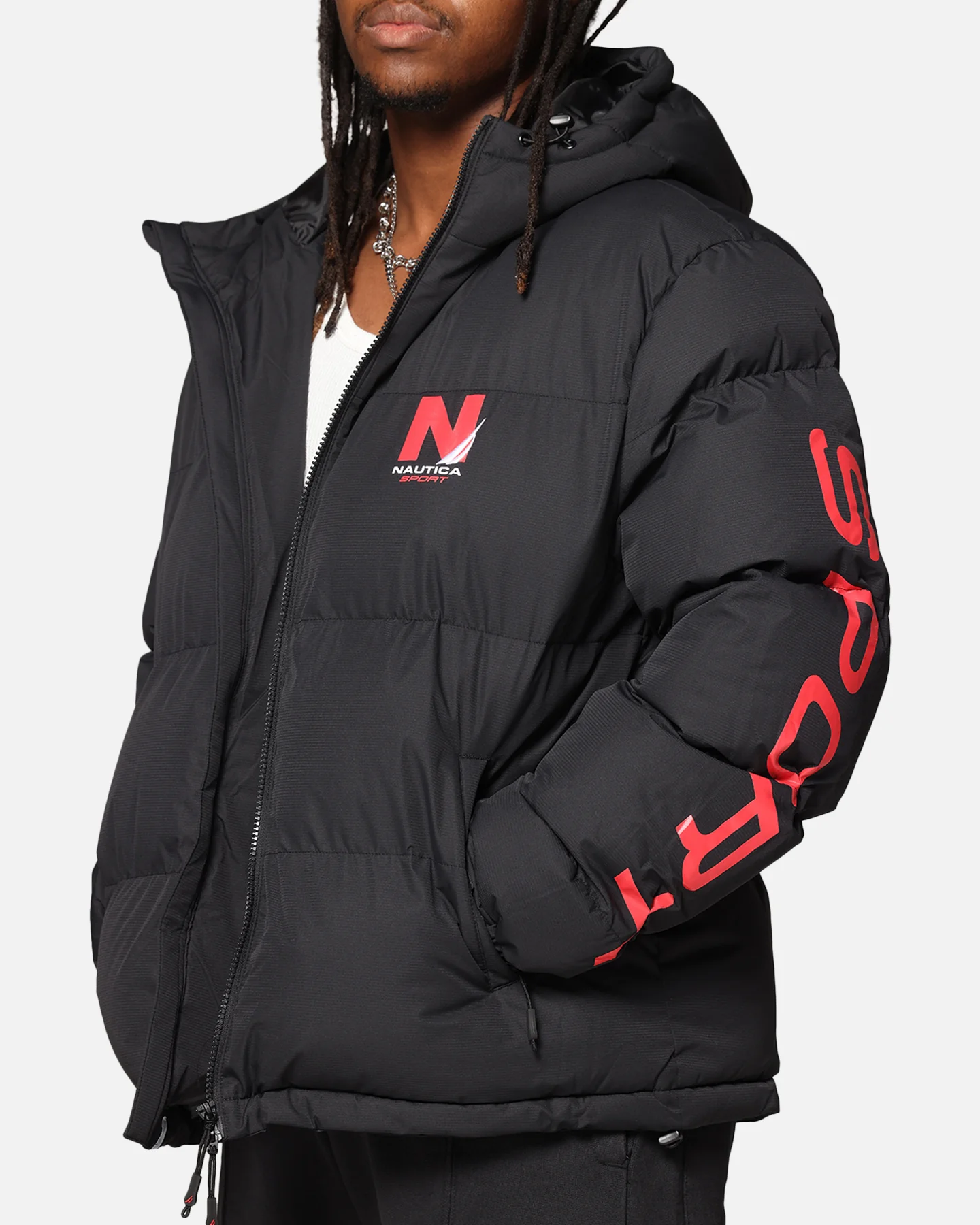 Nautica Sedona Padded Jacket Black - Image 8