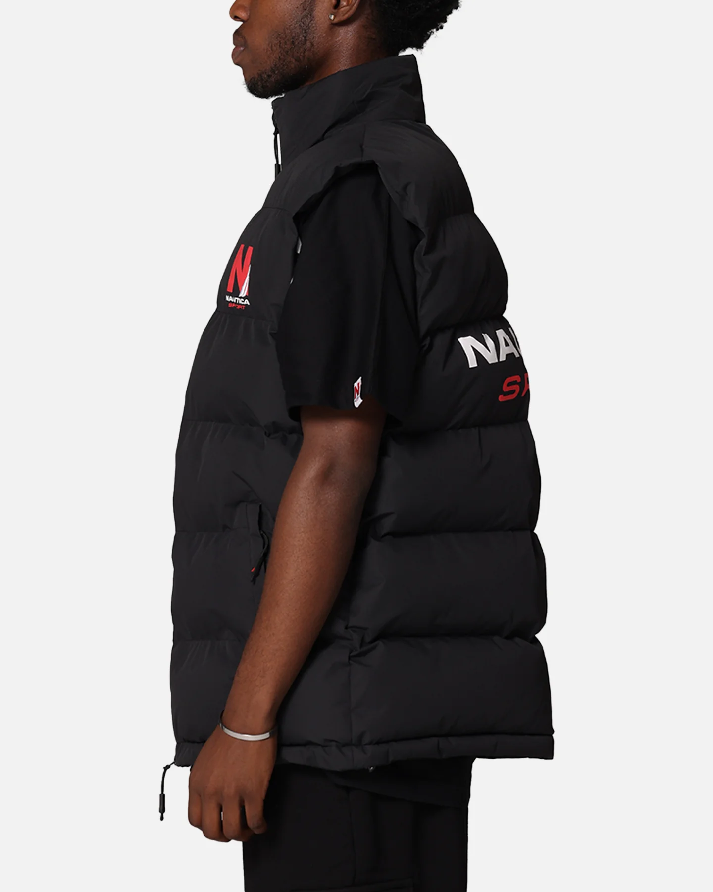 Nautica Sitka Padded Gilet Vest Black - Image 6