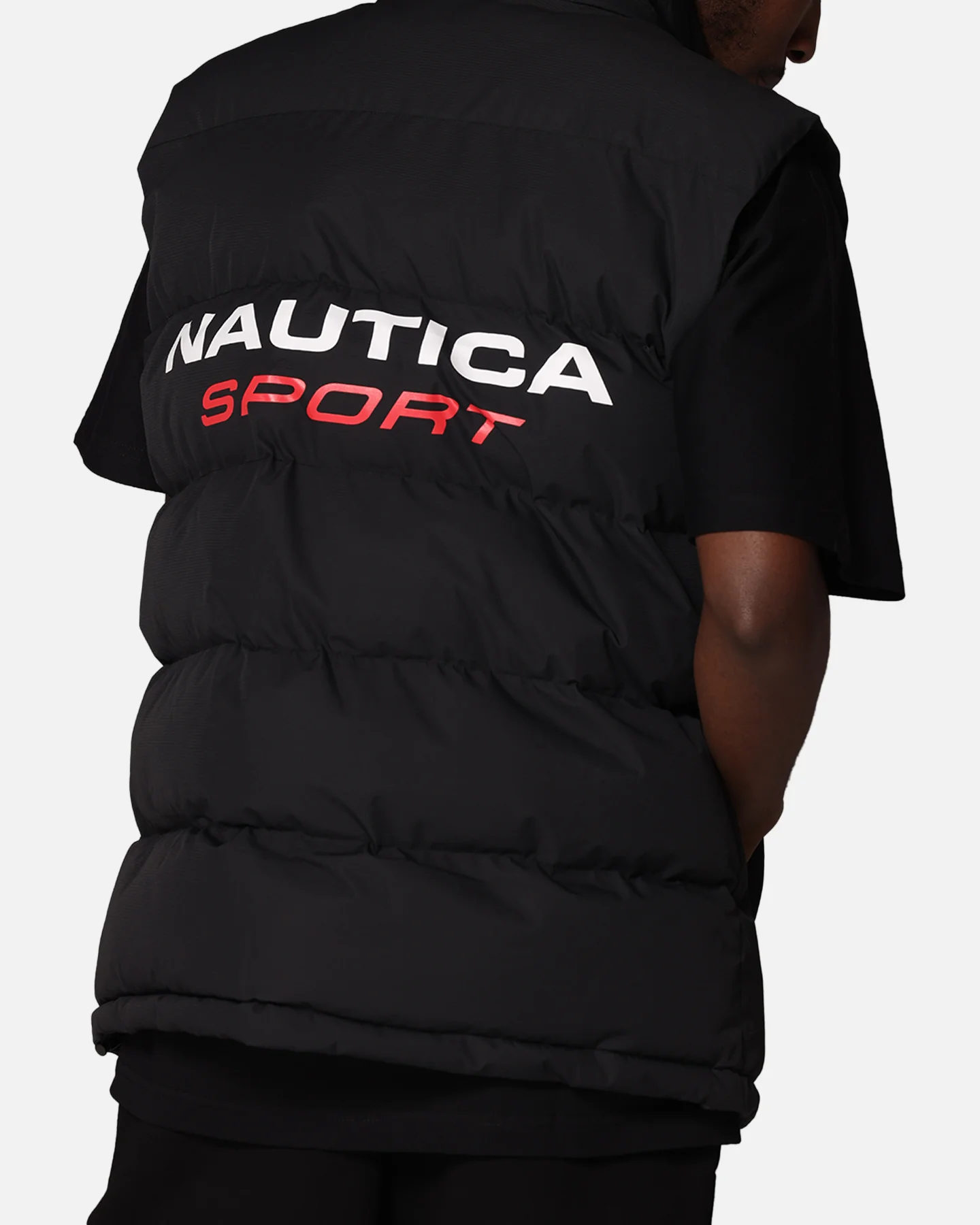 Nautica Sitka Padded Gilet Vest Black - Image 7