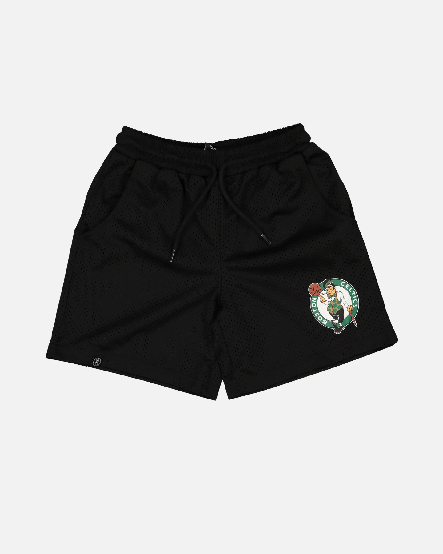 NBA Kids' Boston Celtics Team Mesh Shorts Black - Image 3