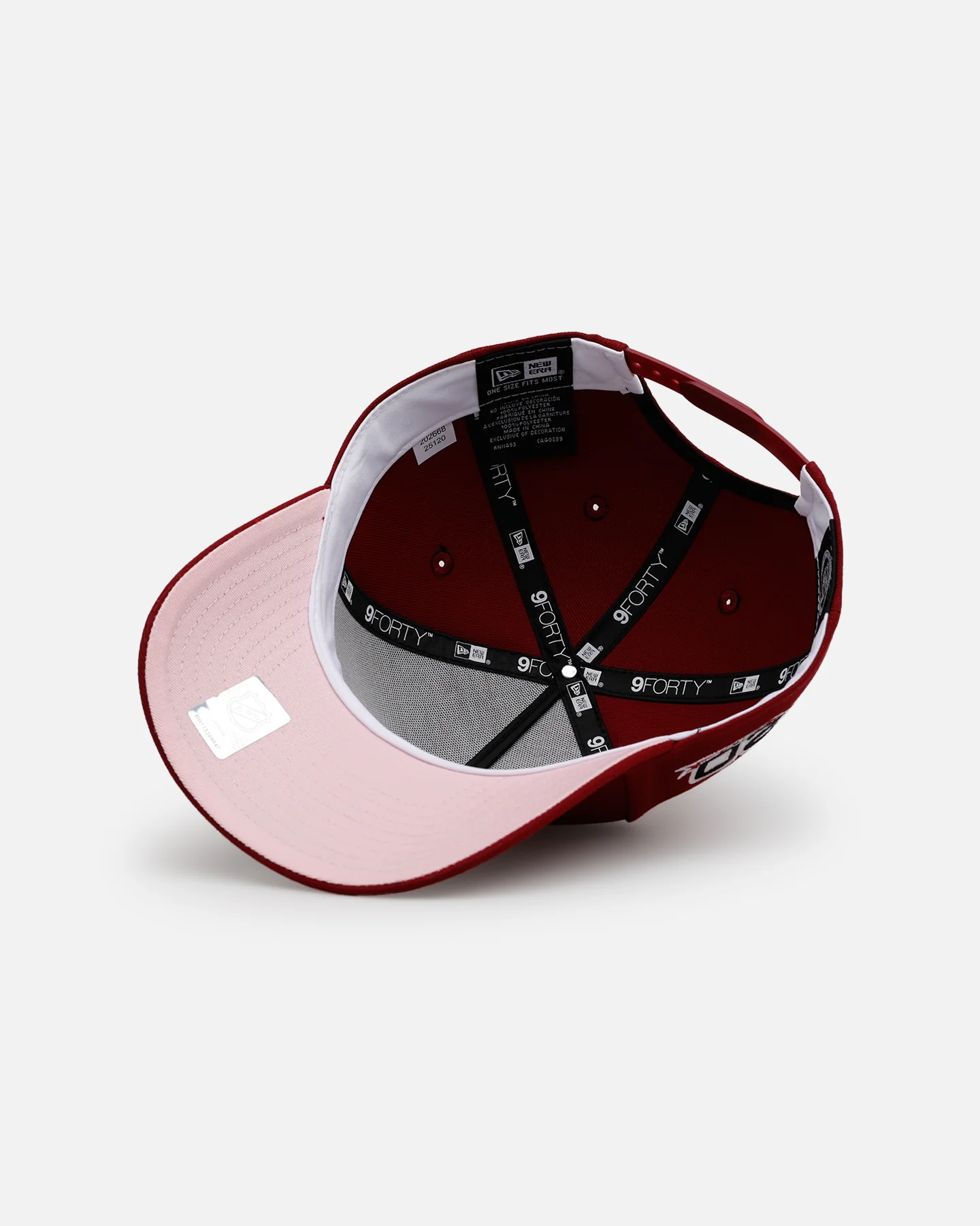 New Era Anaheim Ducks 'Candy Apple' 9FORTY A-Frame Snapback Cardinal - Image 6