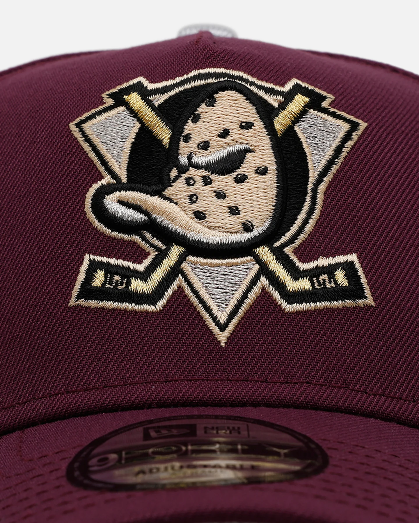 New Era Anaheim Ducks 'Plum' 9FORTY A-Frame Snapback Plum - Image 5