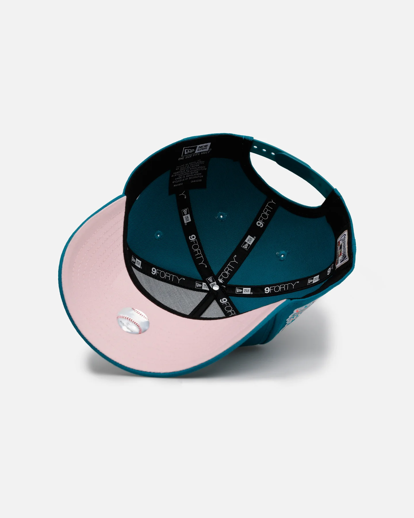 New Era Atlanta Braves 'Aqua' 9FORTY A-Frame Snapback Aqua - Image 6